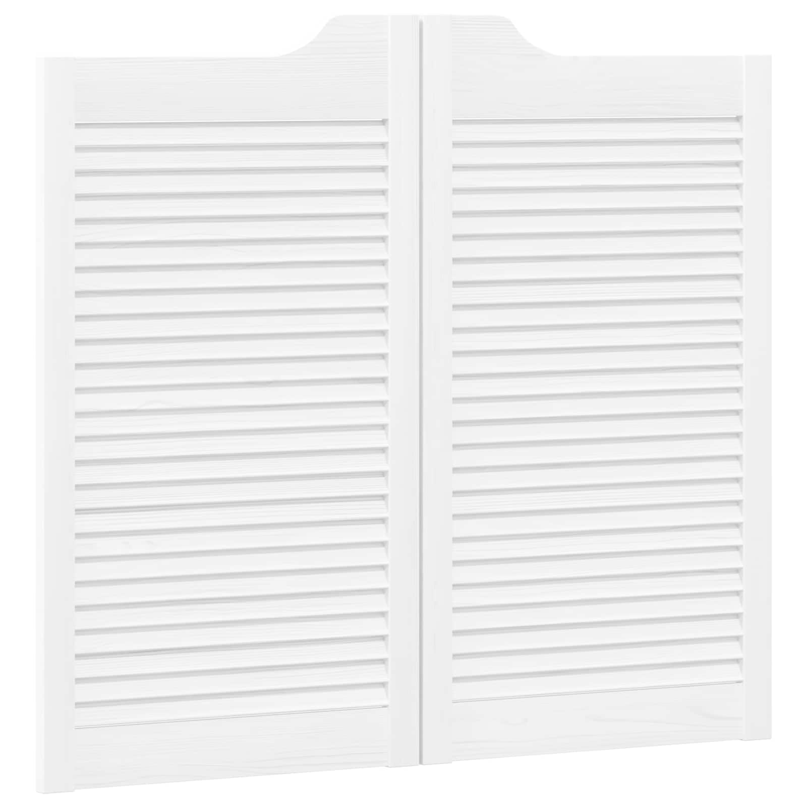 Sukamosios durys Balta 90 x 40 cm Pušies medienos masyvas