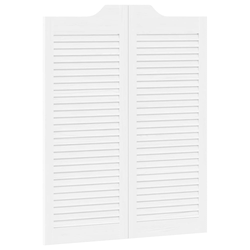 Sukamosios durys Balta 100 x 40 cm Pušies medienos masyvas