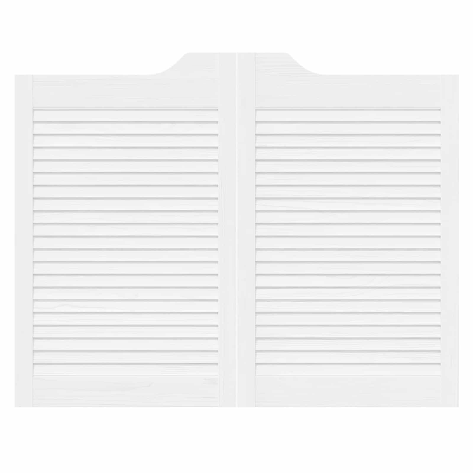 Sukamosios durys 2 pcs Balta Pušies medienos masyvas
