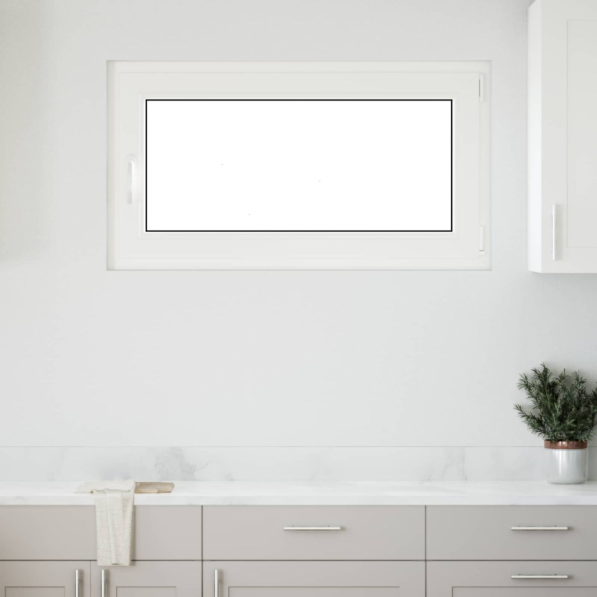 Bendras lango vidinis atspalvis baltas RISOR 110 x 50 cm