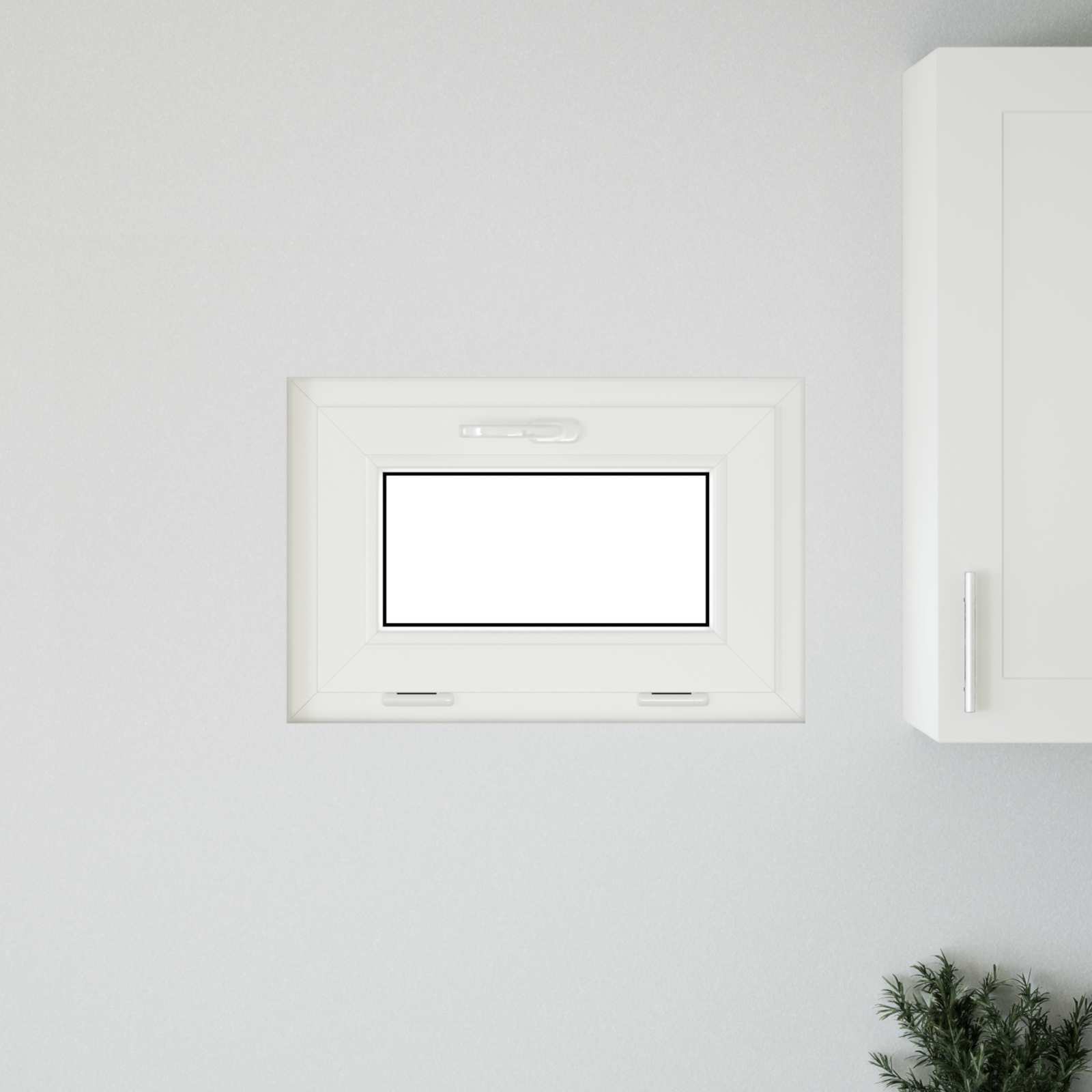 Požeminio lango RISOR 60 x 40 cm PVC ir stiklas