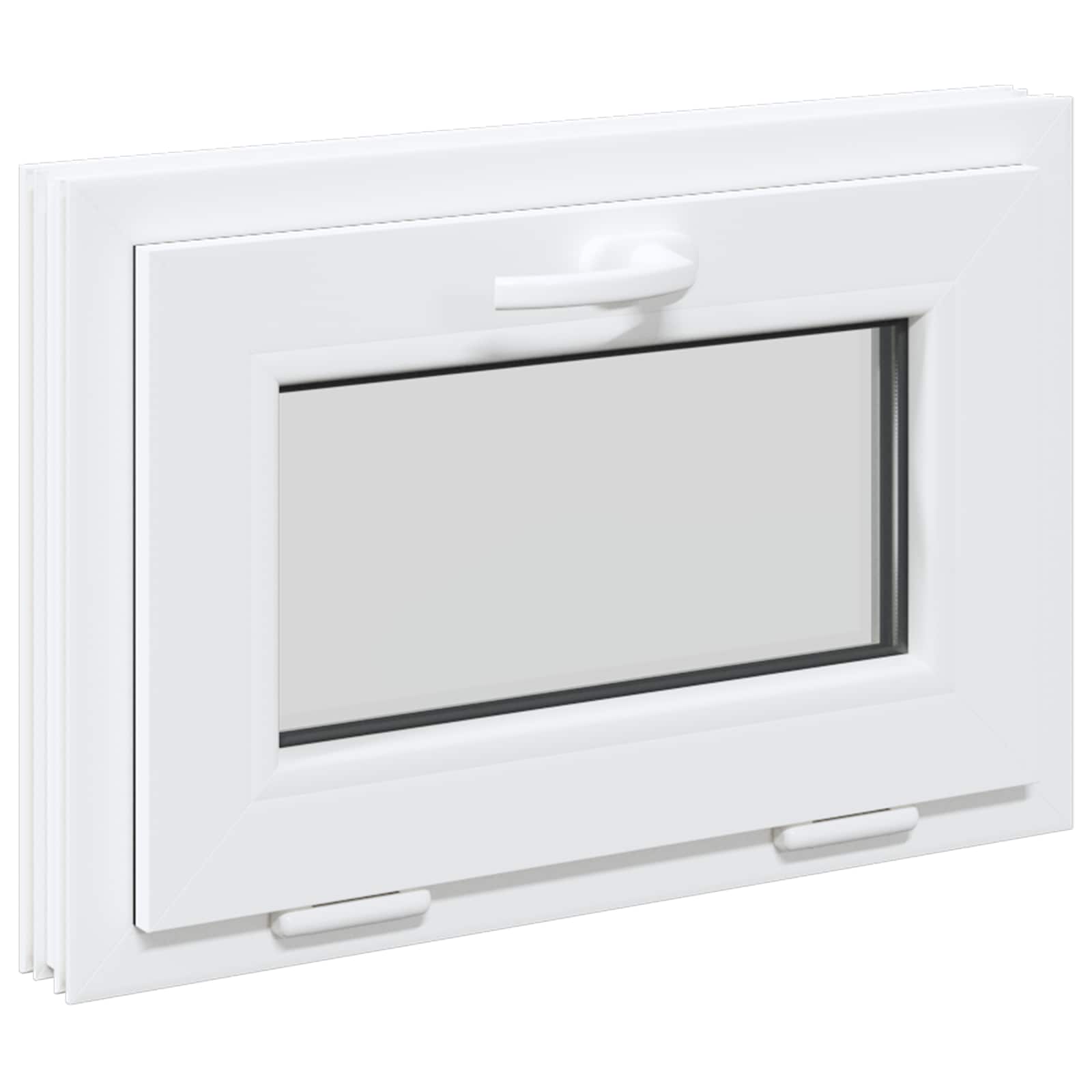 Požeminio lango RISOR 60 x 40 cm PVC ir stiklas