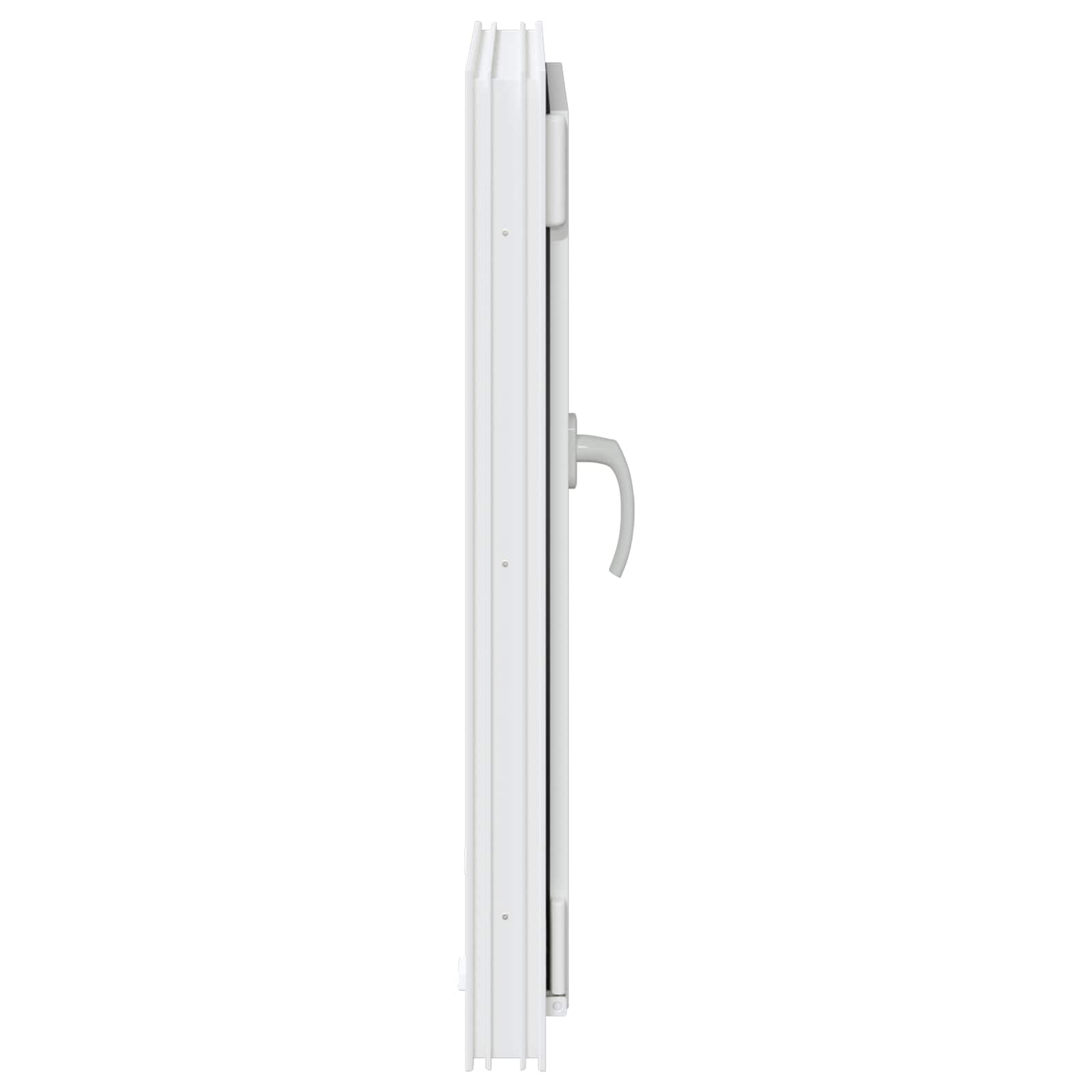 Underground window RISOR White 50 x 75 cm PVC and glass
