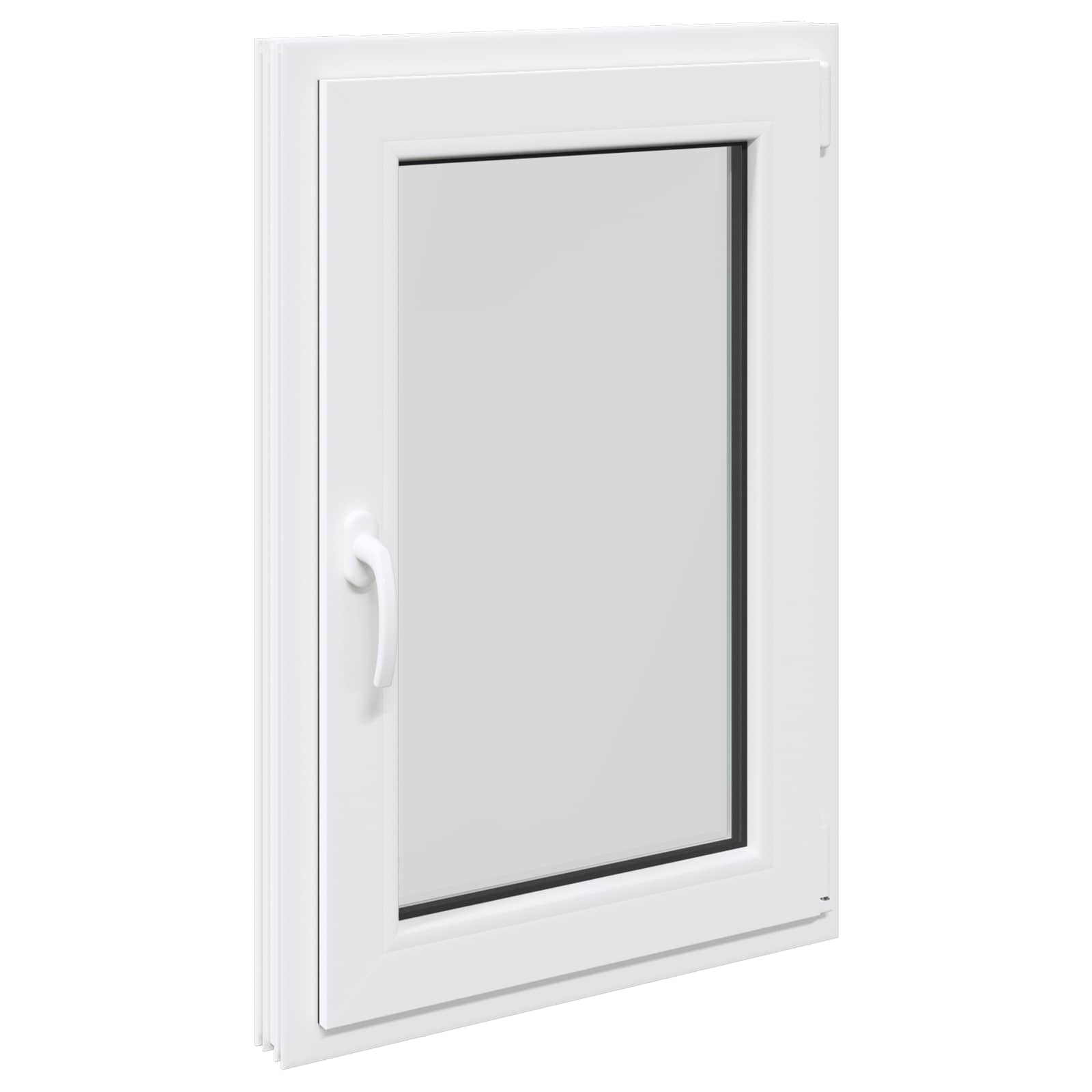 Požeminio lango RISOR Baltas 60 x 100 cm PVC ir stiklas