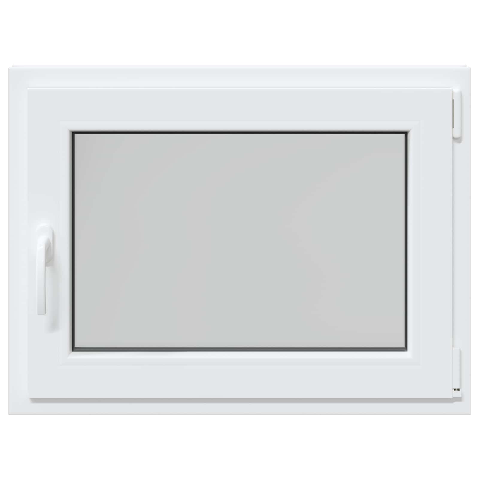 Požeminio lango RISOR Baltas 80 x 70 cm PVC ir stiklas