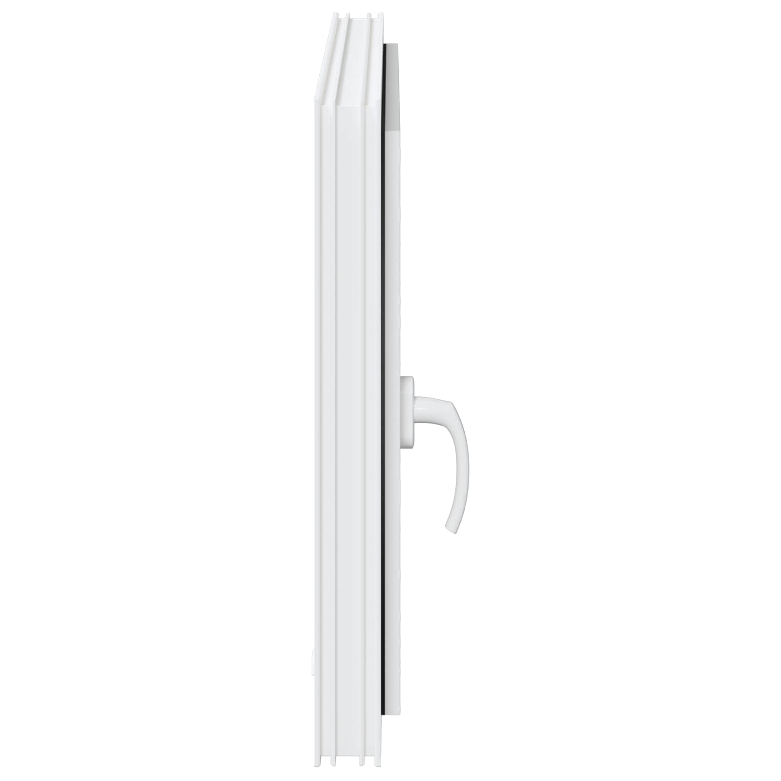 Požeminio lango RISOR Baltas 80 x 70 cm PVC ir stiklas
