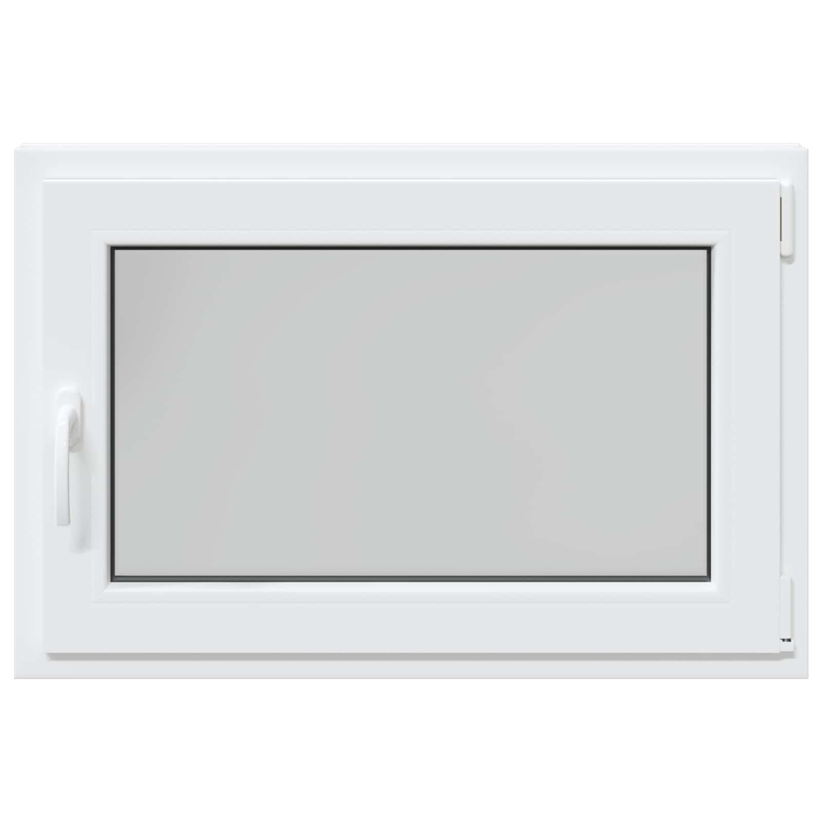Požeminio lango RISOR Baltas 90 x 50 cm PVC ir stiklas
