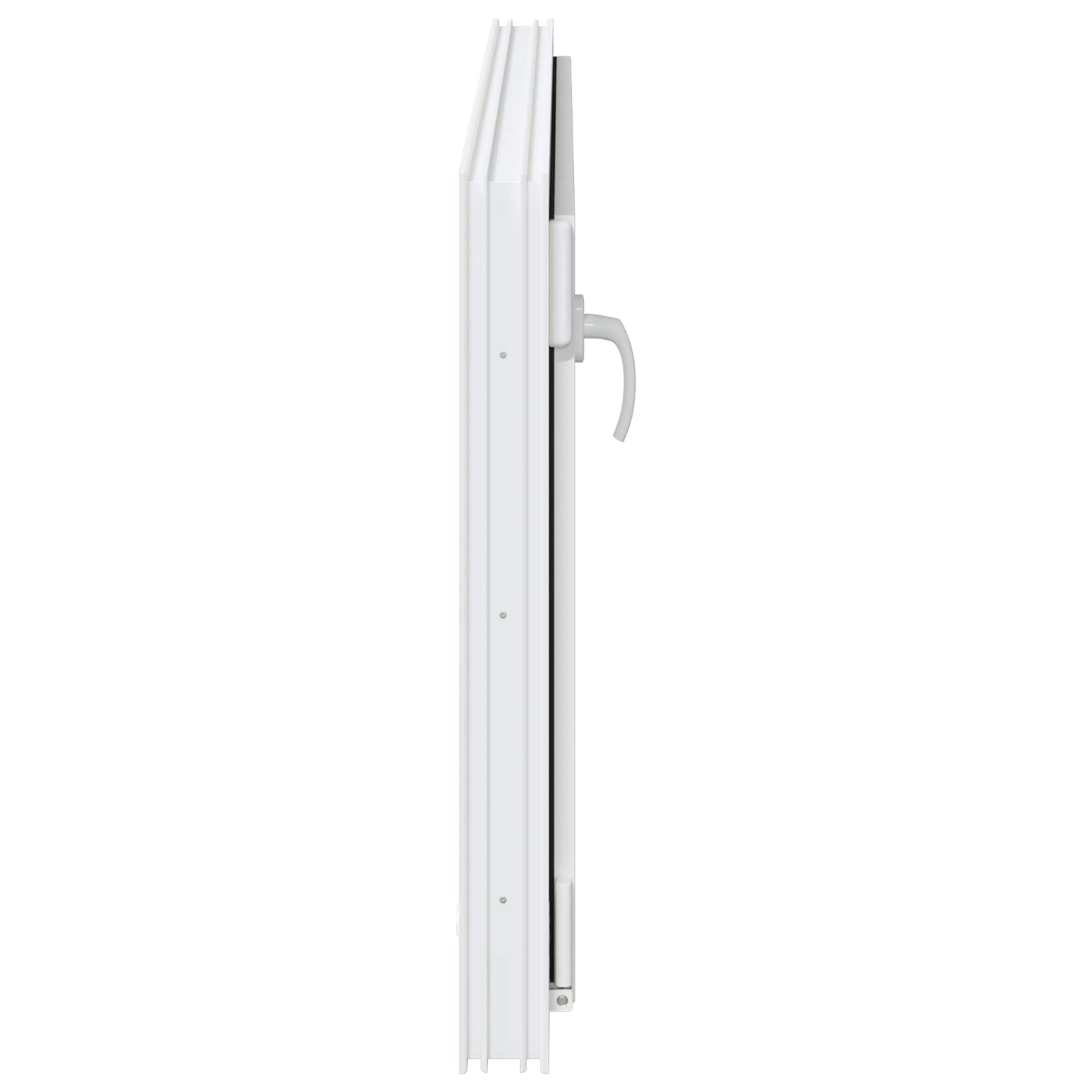 Požeminio lango RISOR Baltas 110 x 70 cm PVC ir stiklas