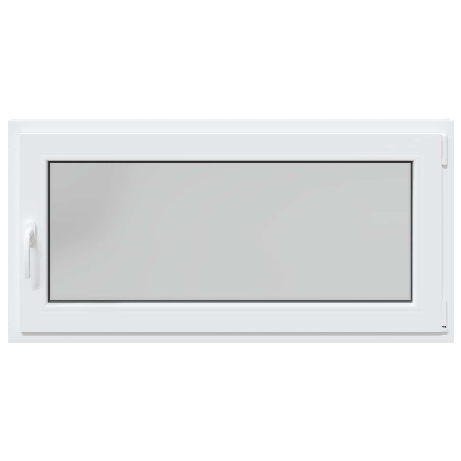Požeminio lango RISOR Baltas 120 x 60 cm PVC ir stiklas