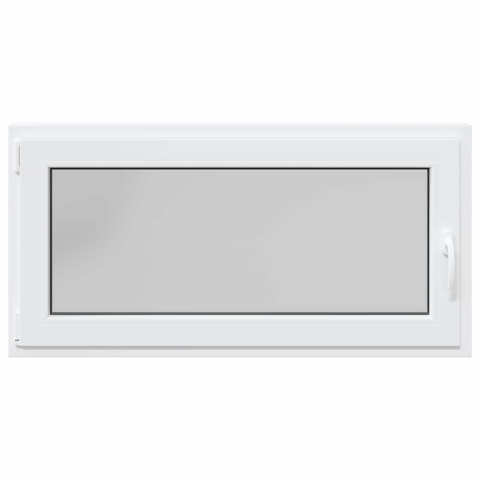 Požeminio lango RISOR Baltas 120 x 60 cm PVC ir stiklas