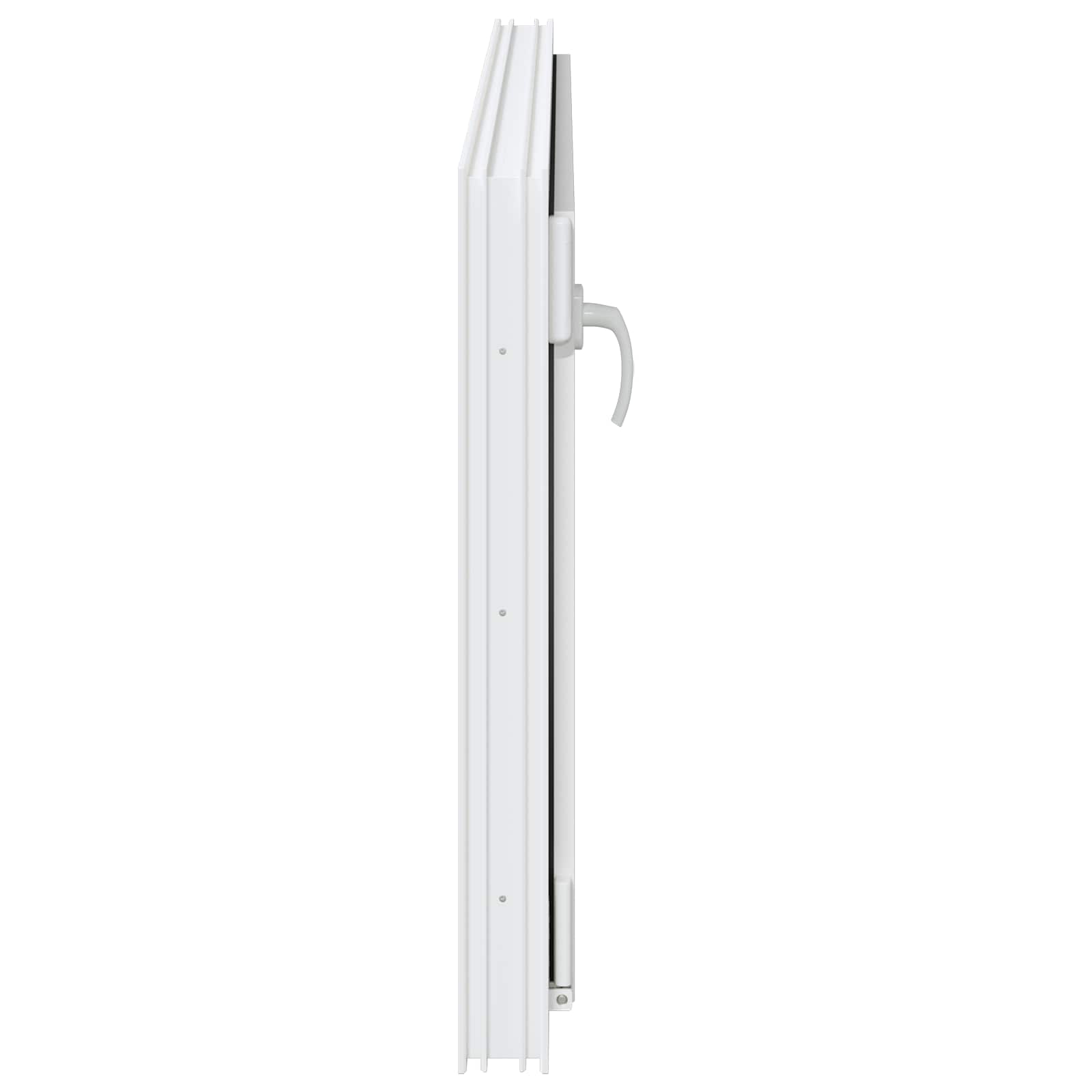 Požeminio lango RISOR Baltas 120 x 60 cm PVC ir stiklas