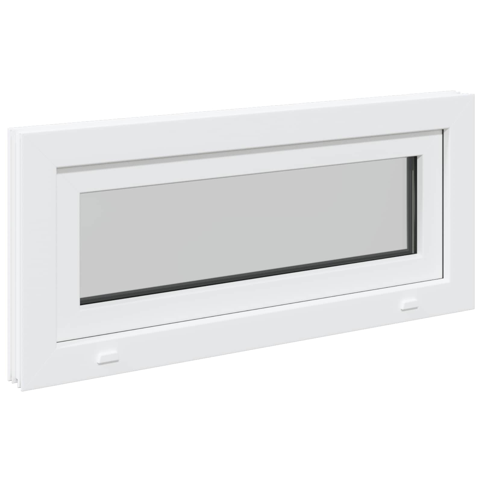 Požeminio lango RISOR 90 x 40 cm PVC ir stiklas