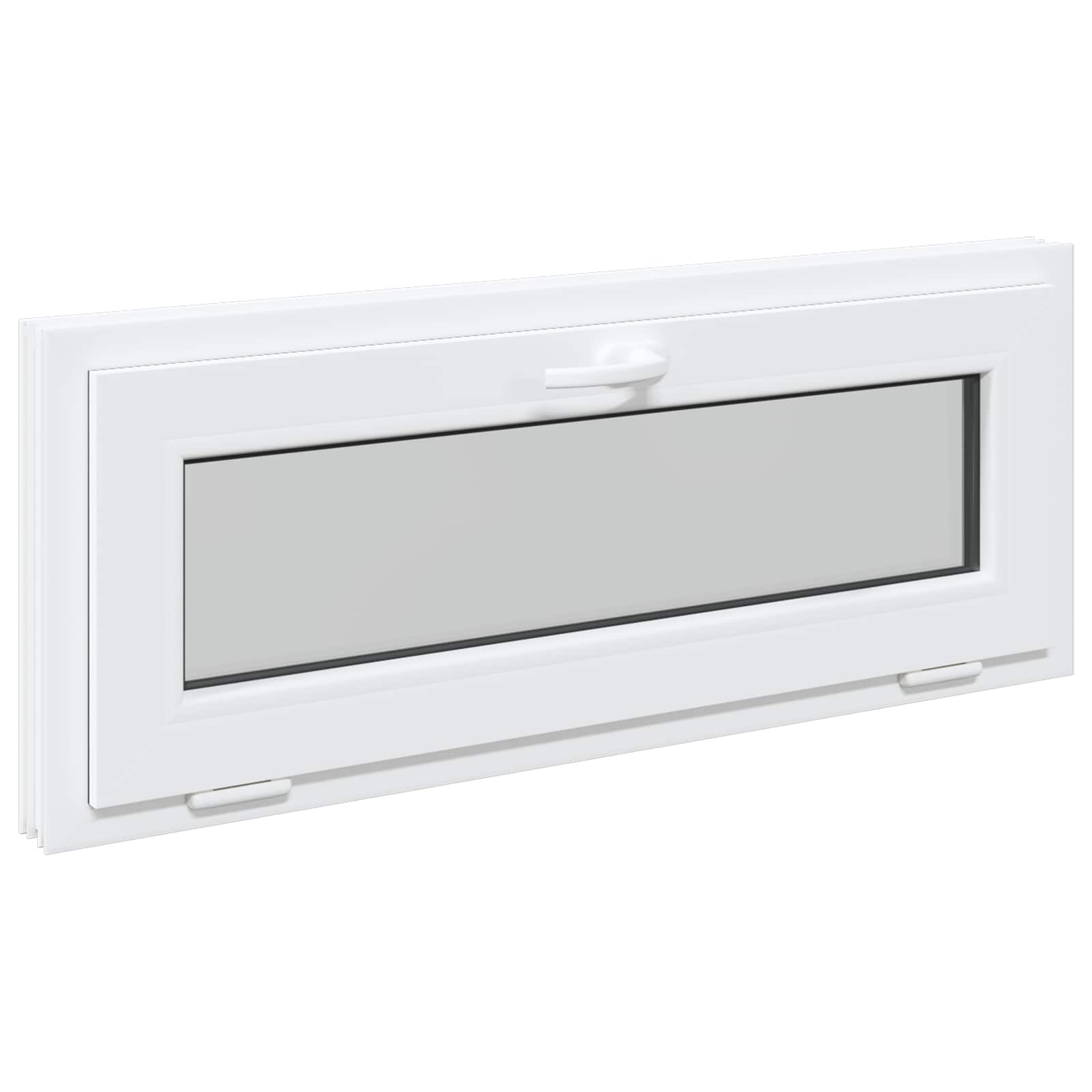 Požeminio lango RISOR 110 x 40 cm PVC ir stiklas