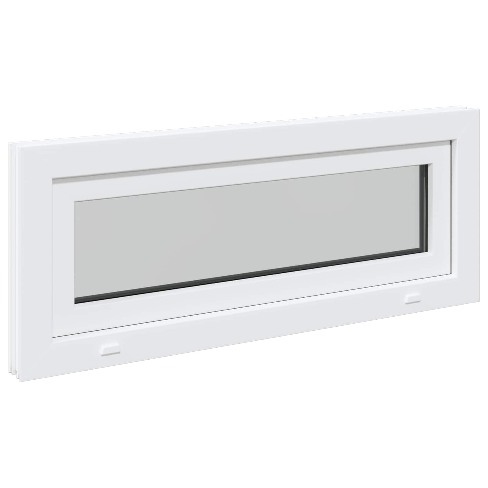 Požeminio lango RISOR 110 x 40 cm PVC ir stiklas