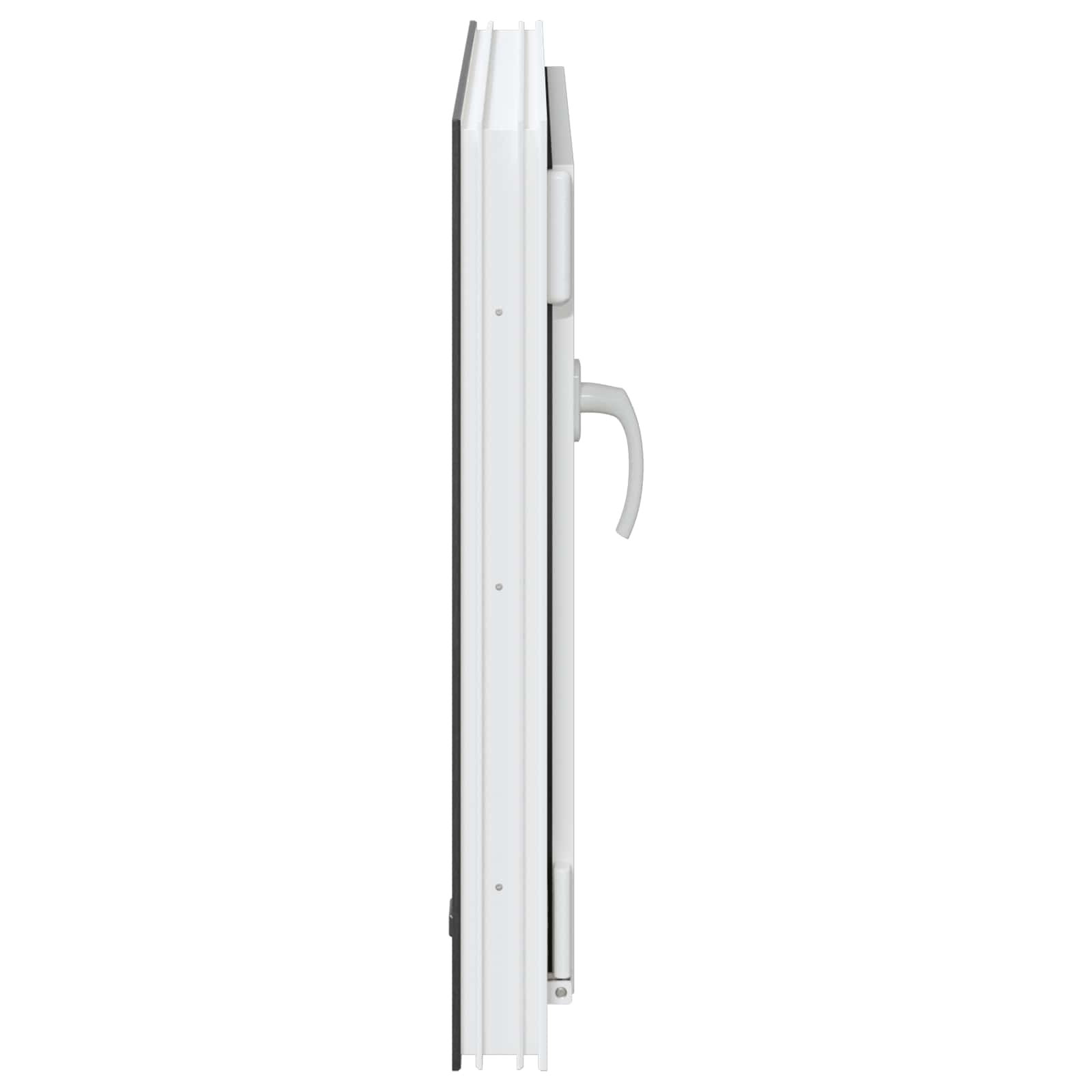 Požeminio lango RISOR Antracitas 60 x 60 cm PVC ir stiklas