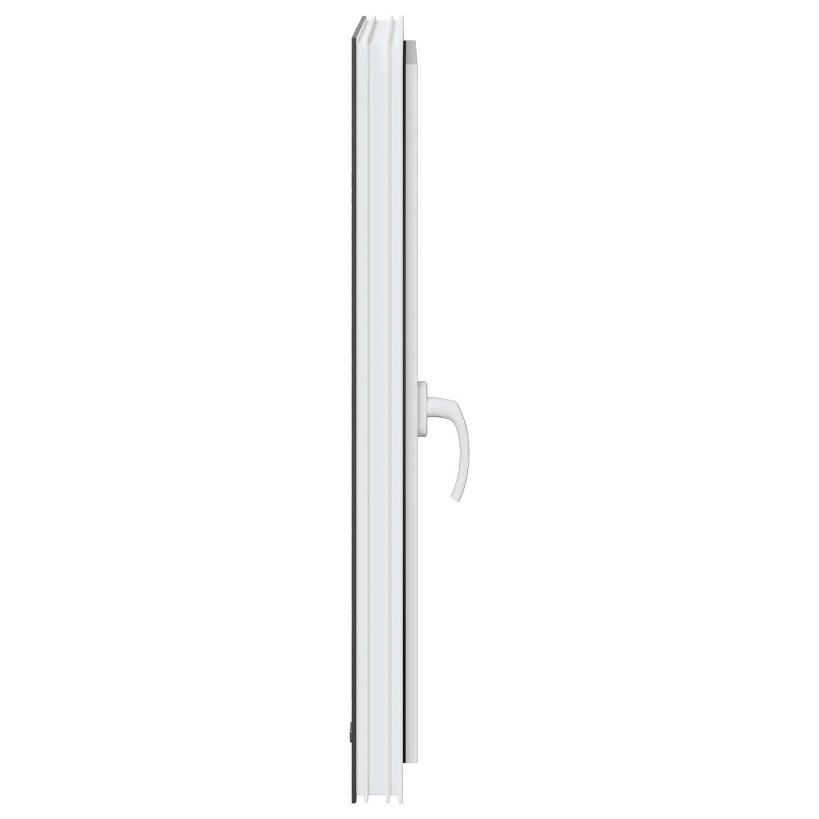 Požeminio lango RISOR 60 x 80 cm PVC ir stiklas Antracito