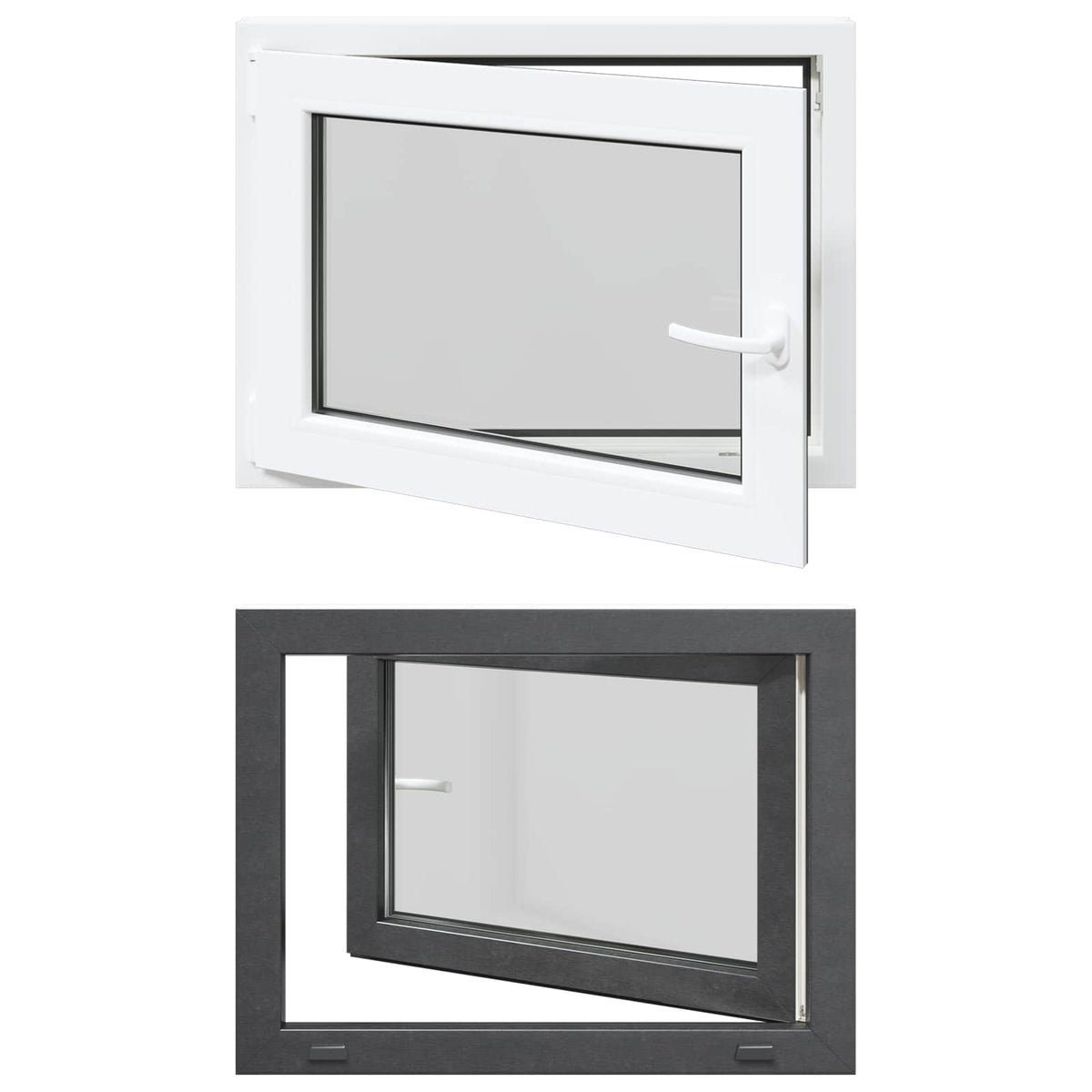 Bendras lango vidinis atspalvis baltas RISOR 80 x 50 cm