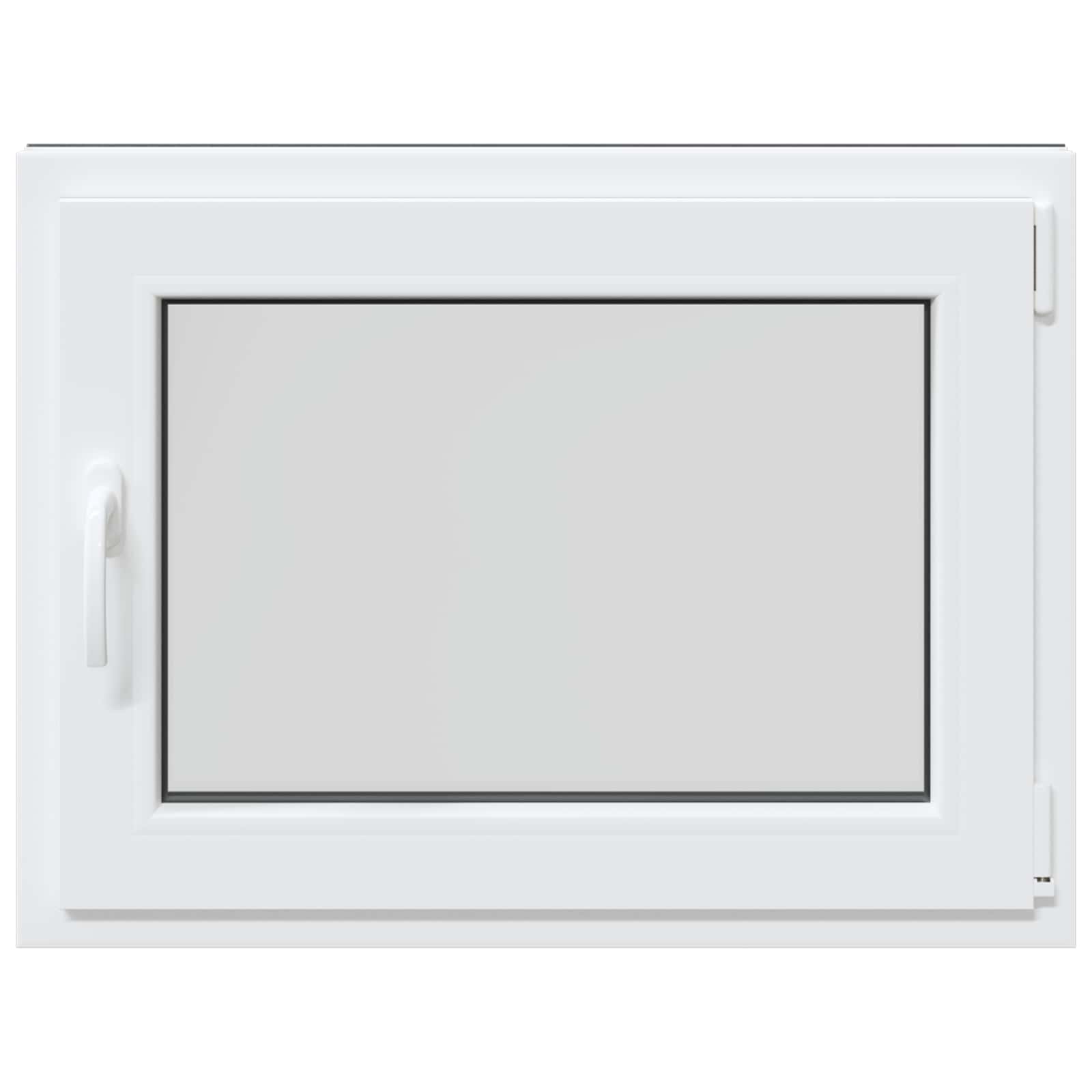 Underground Window RISOR Anthracite 80 x 50 cm PVC and Glass