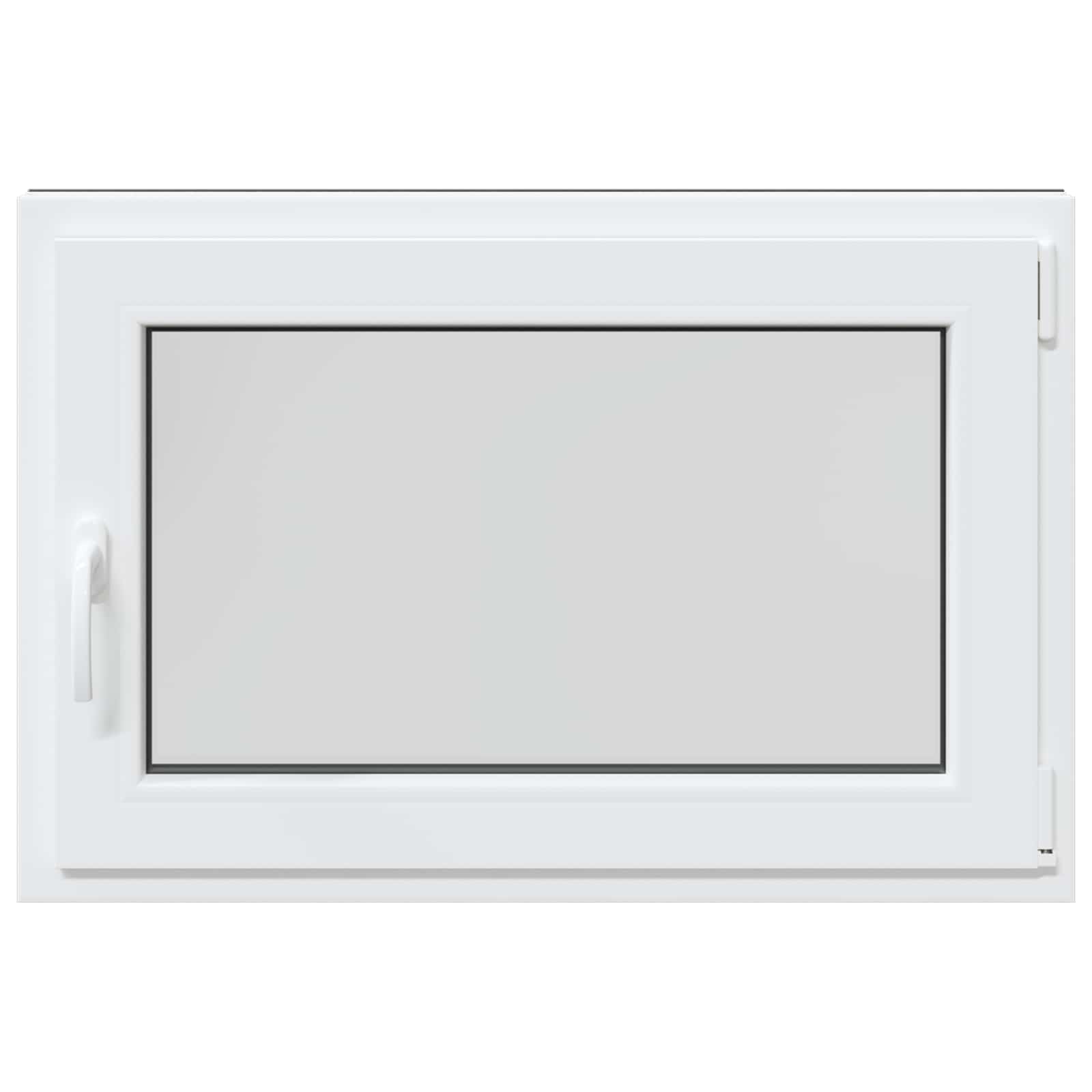 Underground Window RISOR Anthracite 80 x 70 cm PVC and glass