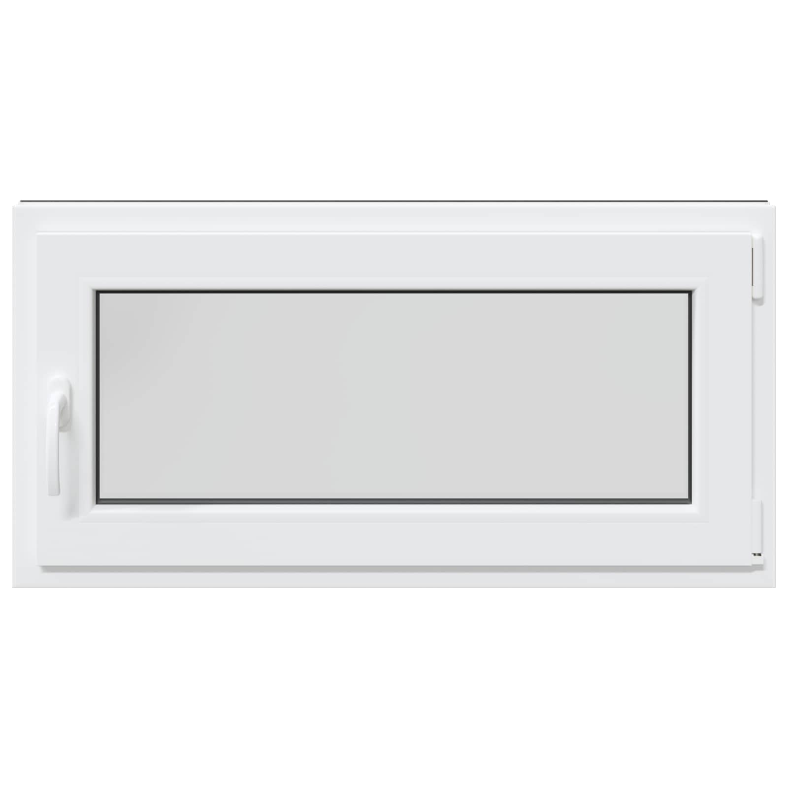 Požeminio lango RISOR Antracitas 100 x 50 cm PVC ir stiklas