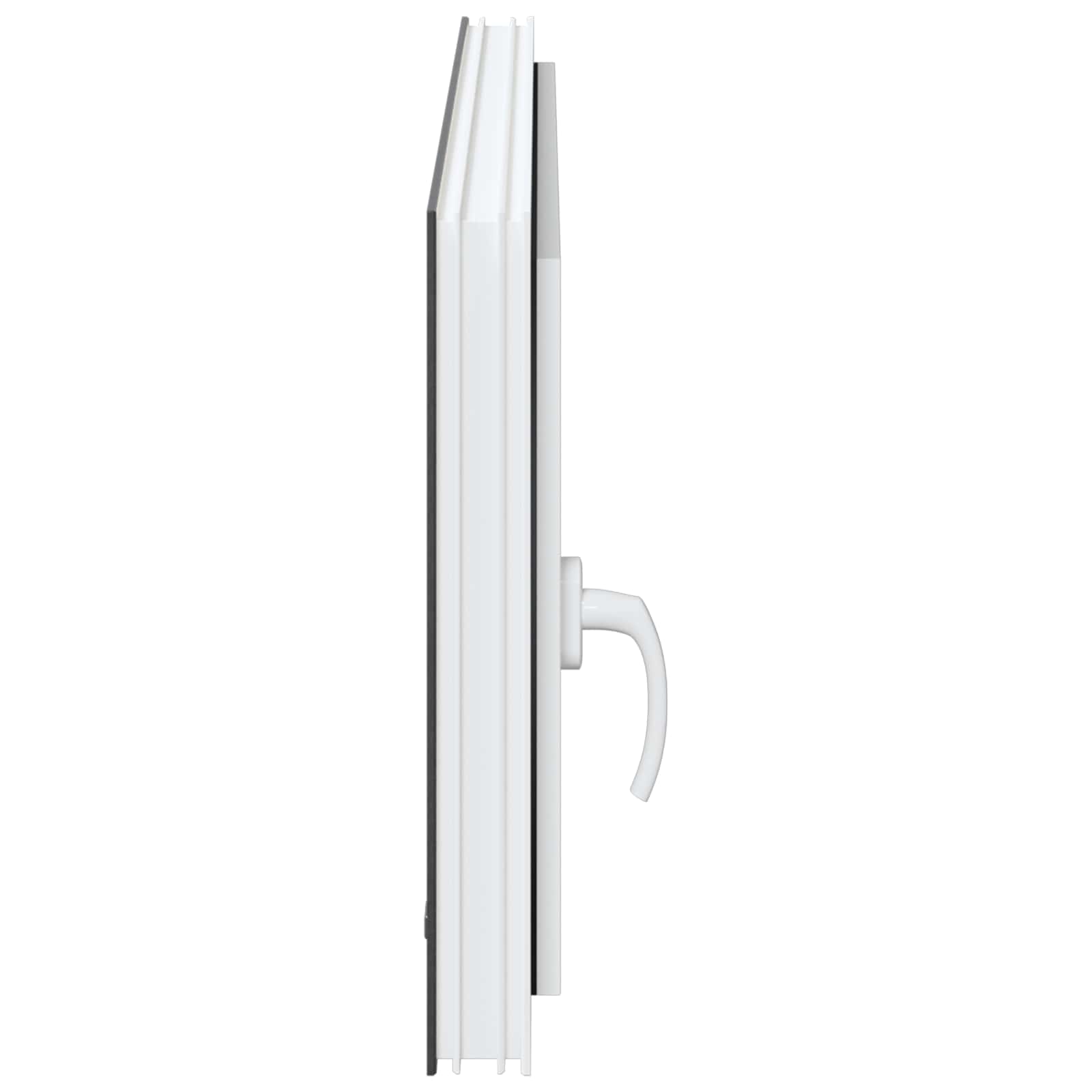 Požeminio lango RISOR Antracitas 100 x 50 cm PVC ir stiklas