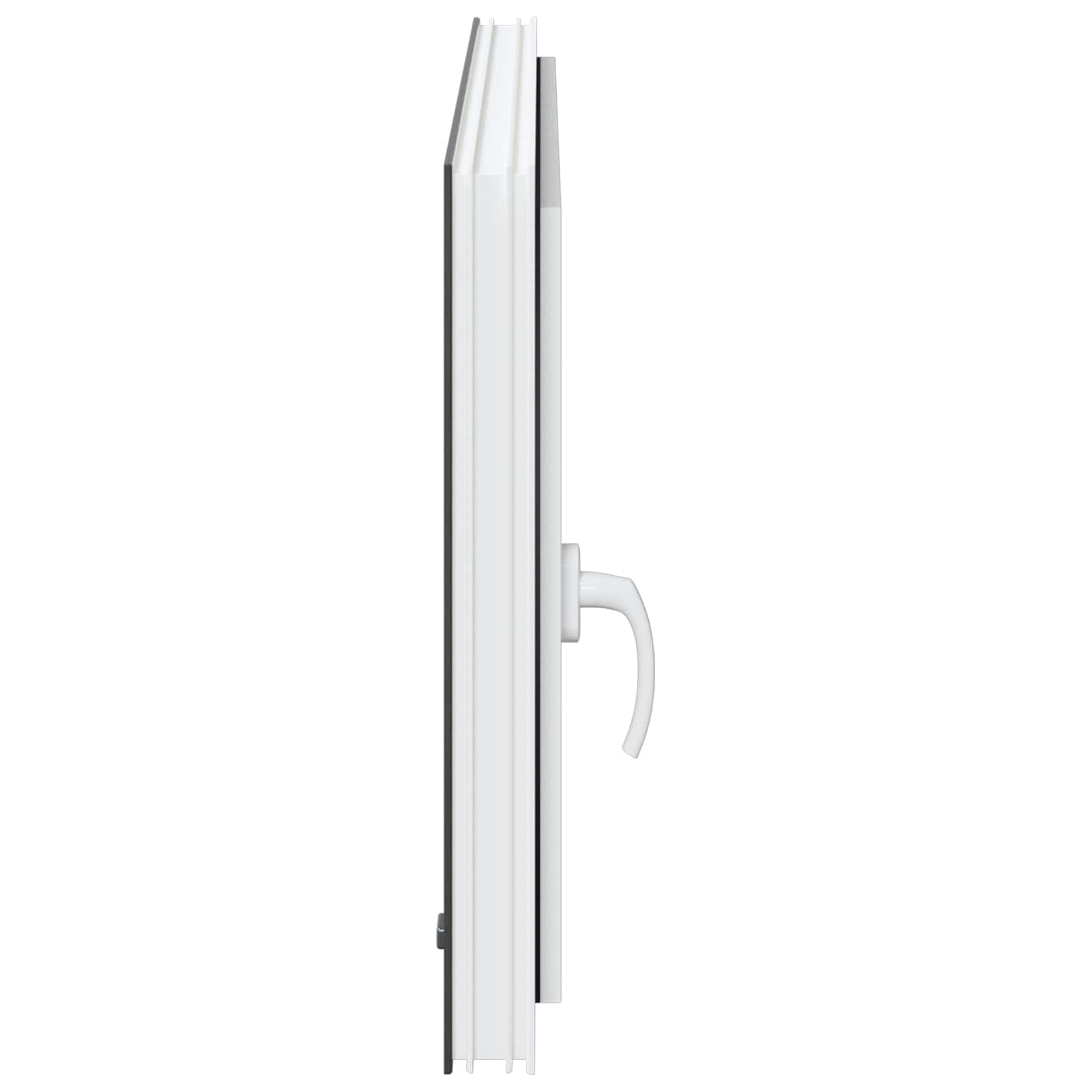 Pagraba logs RISOR Antracīts 100 x 60 cm PVC un stikls
