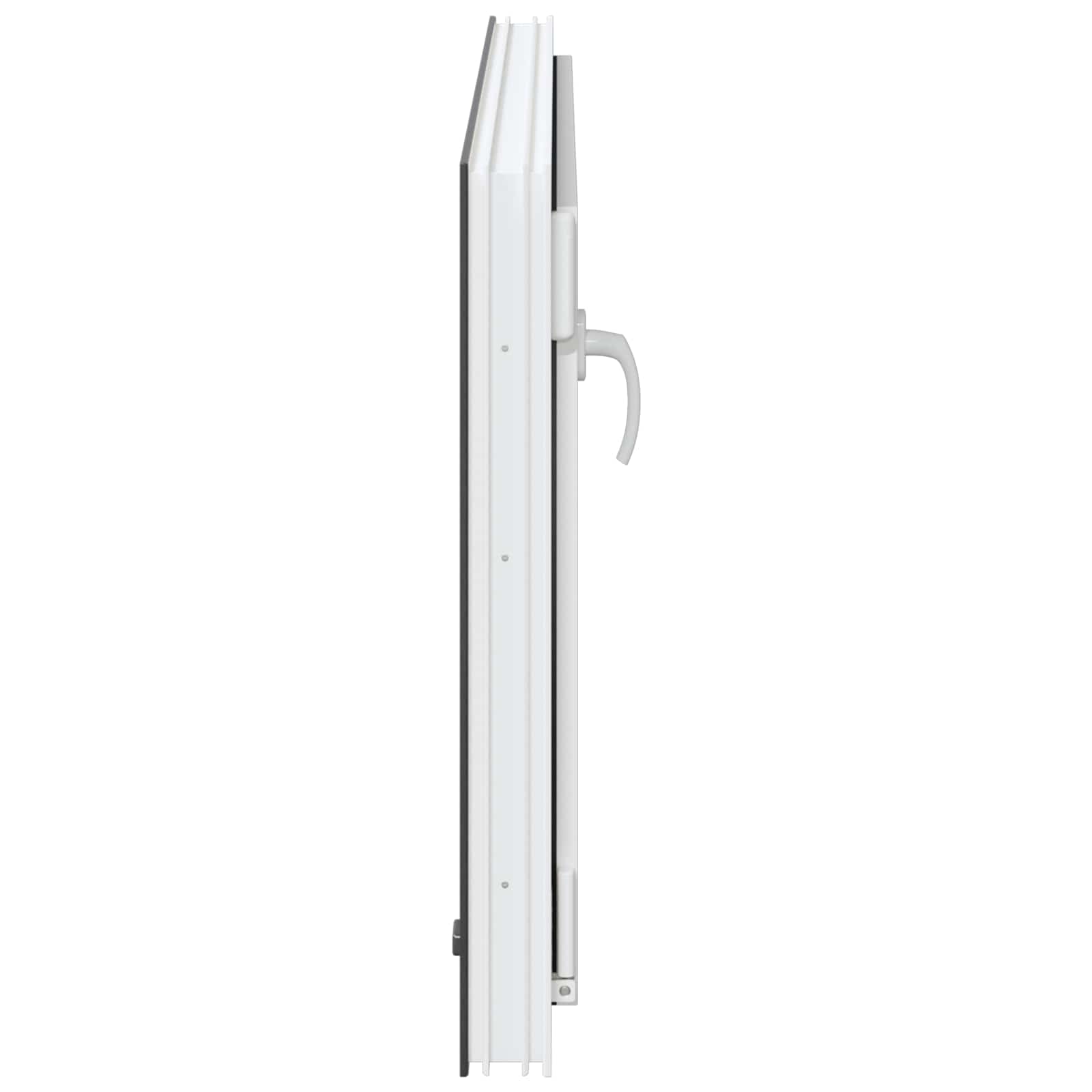 Požeminio lango RISOR Antracitas 100 x 70 cm PVC ir stiklas
