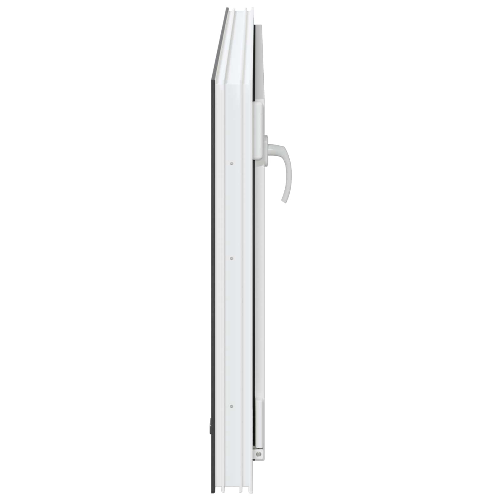 Požeminio lango RISOR Antracitas 110 x 60 cm PVC ir stiklas