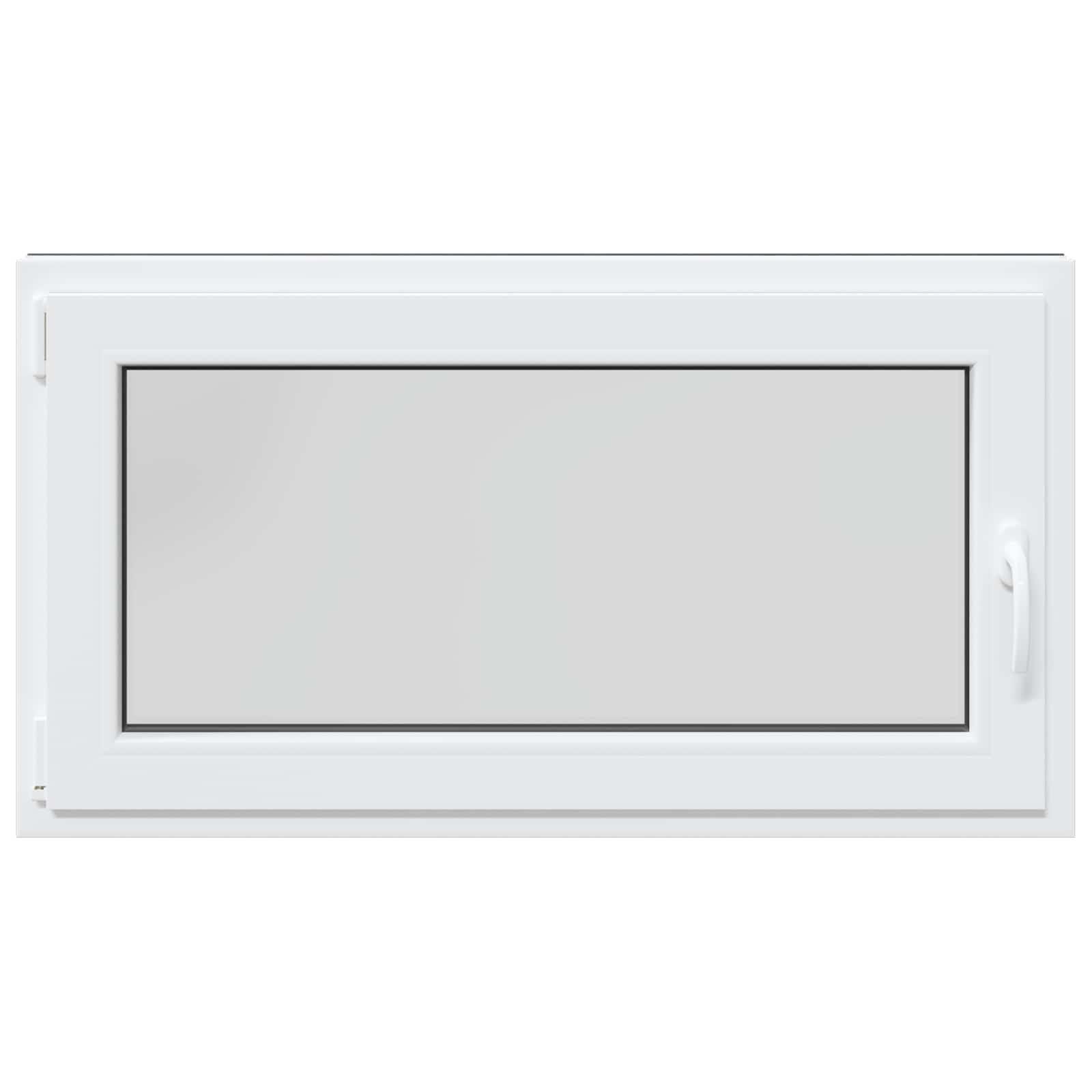 RISOR Underground Window Anthracite 110 x 70 cm PVC and Glass