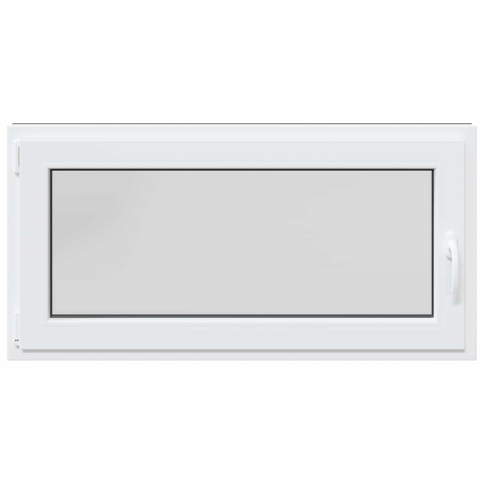 Požeminio lango RISOR Antracitas 120 x 60 cm PVC ir stiklas