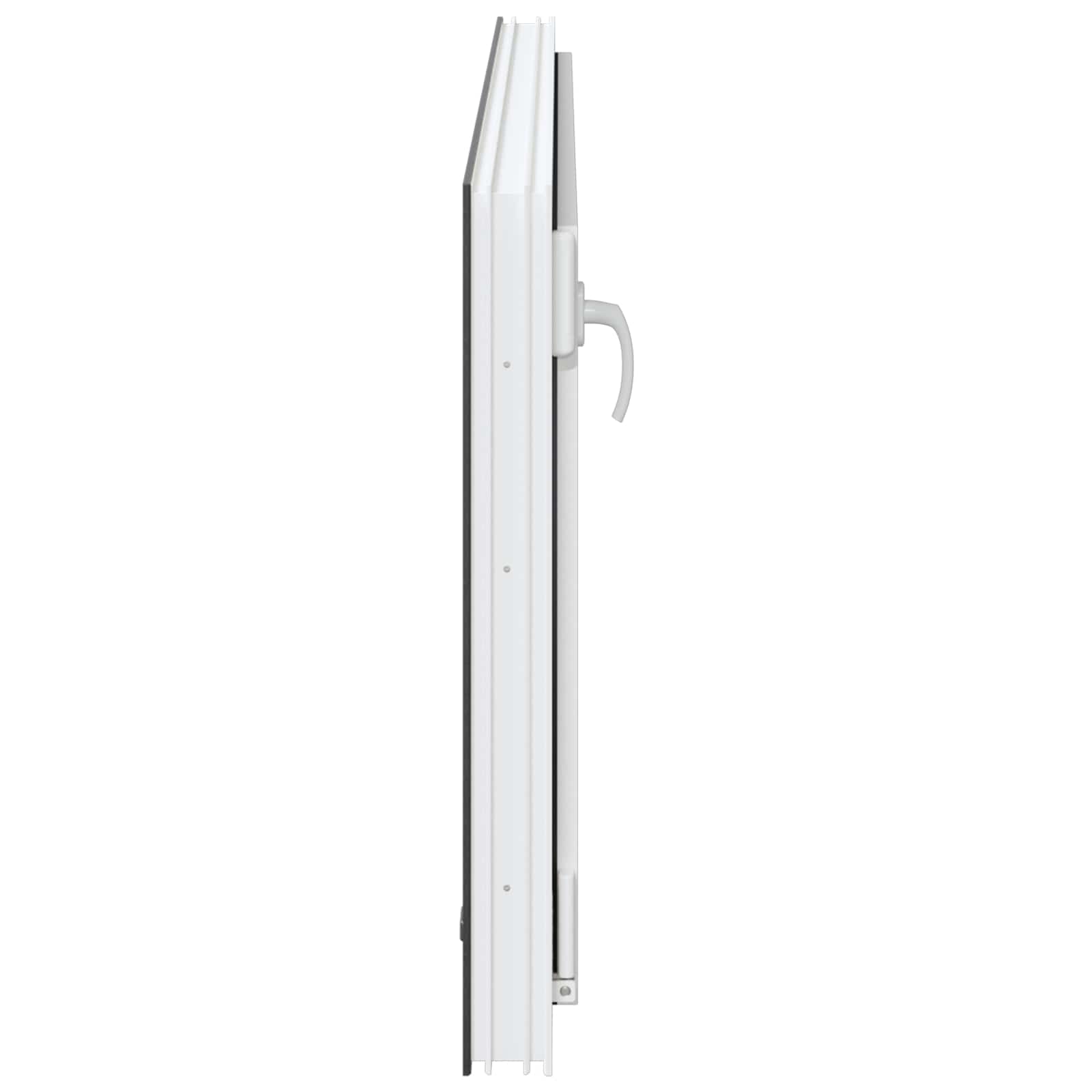 Požeminio lango RISOR Antracitas 120 x 60 cm PVC ir stiklas