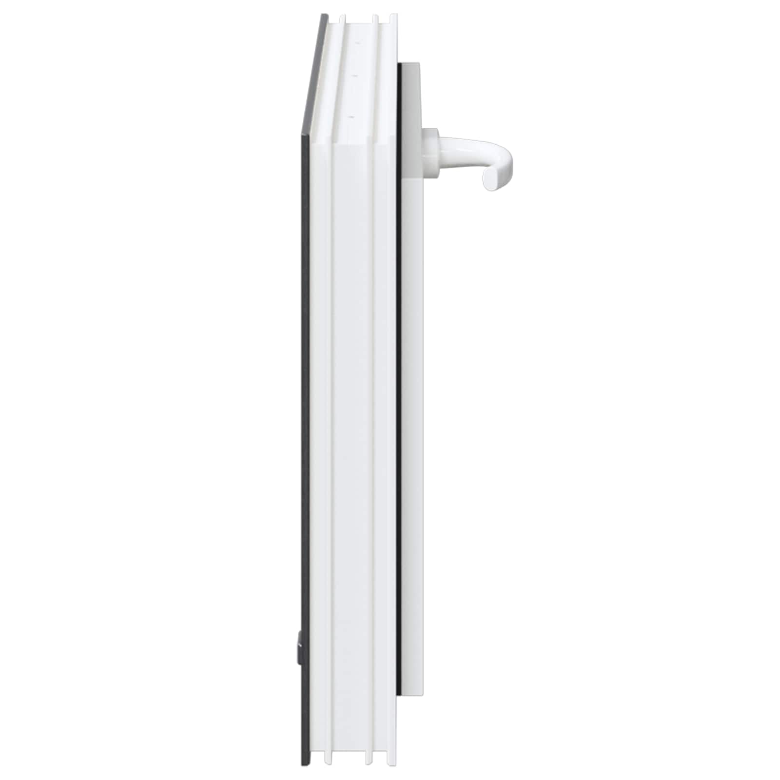 Požeminio lango RISOR 60 x 40 cm PVC ir stiklas Antracito