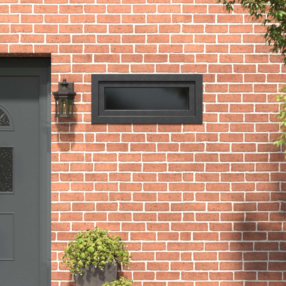 Požeminio lango RISOR 90 x 40 cm PVC ir stiklas Antracito
