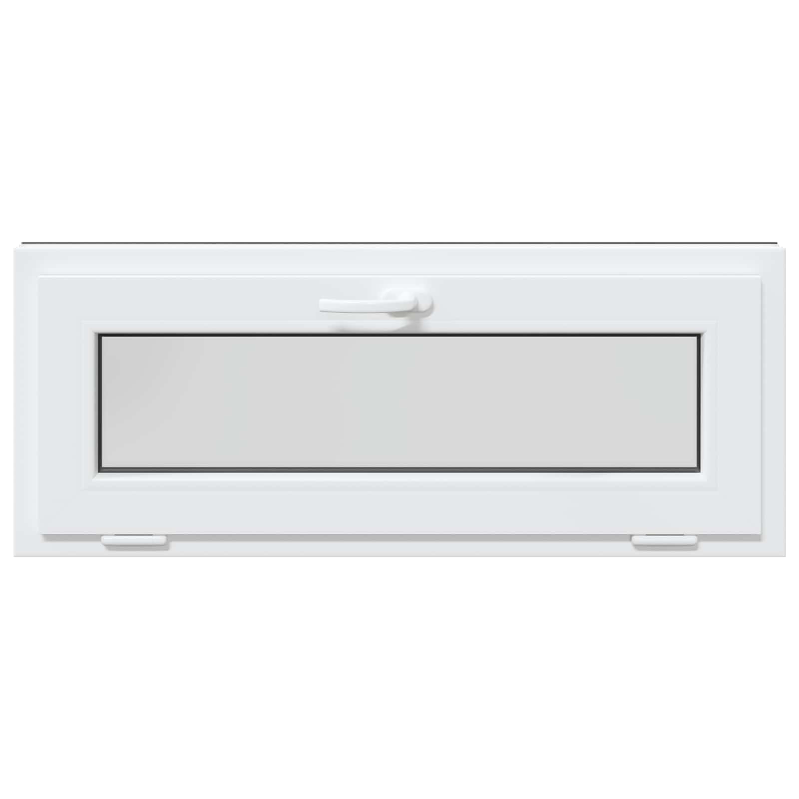 Požeminio lango RISOR 100 x 40 cm PVC ir stiklas Antracito