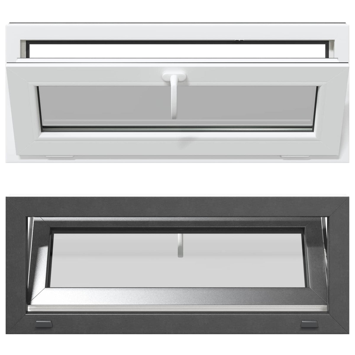 Bendras lango vidinis atspalvis baltas RISOR 110 x 40 cm