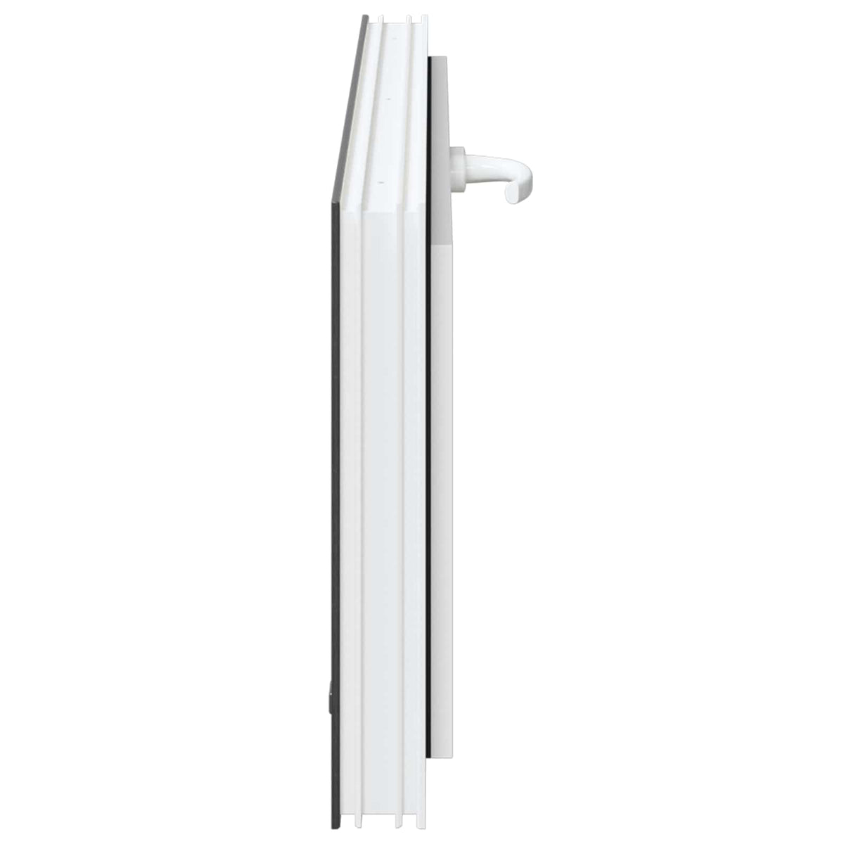 Bendras lango vidinis atspalvis baltas RISOR 110 x 40 cm