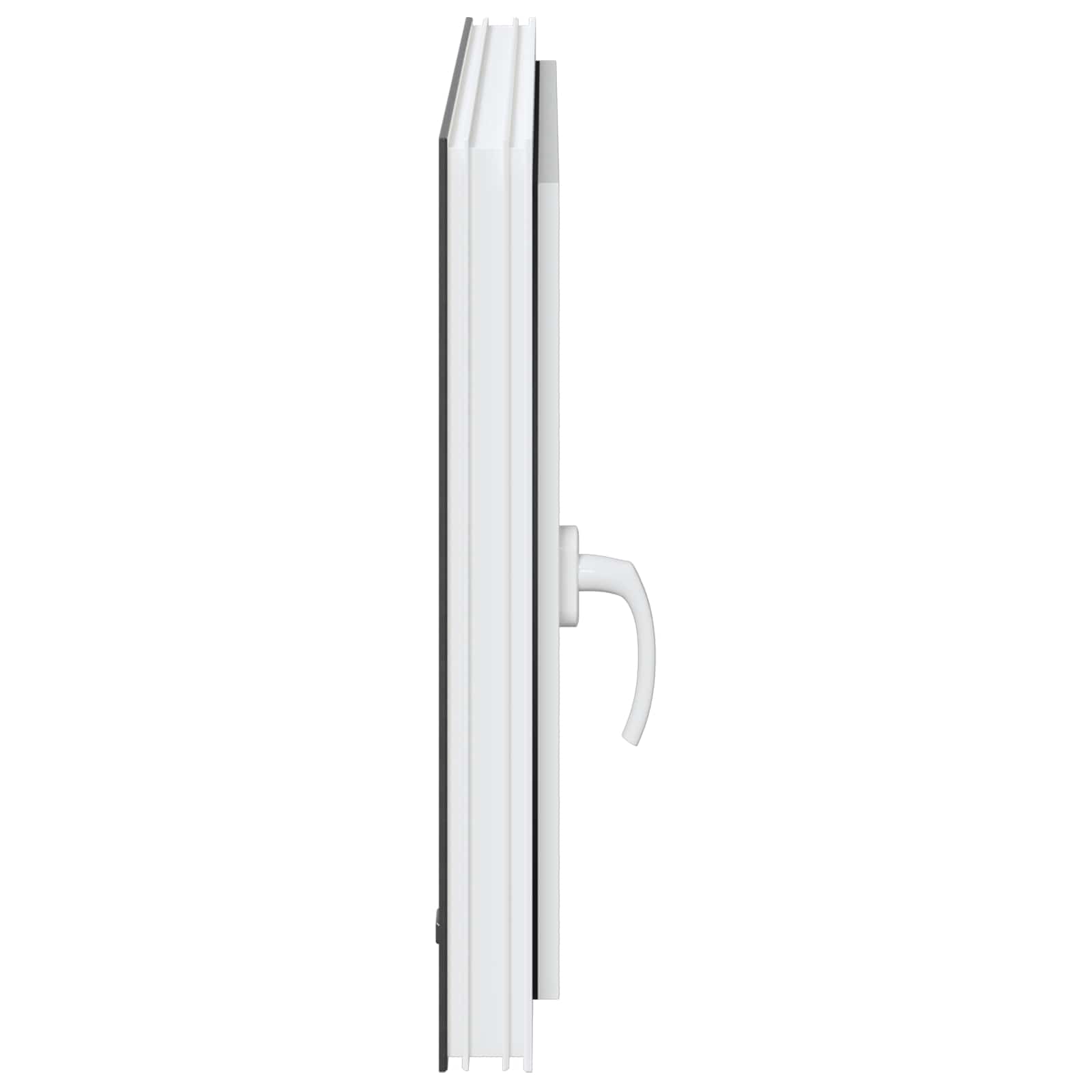 Basement window RISOR Anthracite 60 x 100 cm PVC and glass