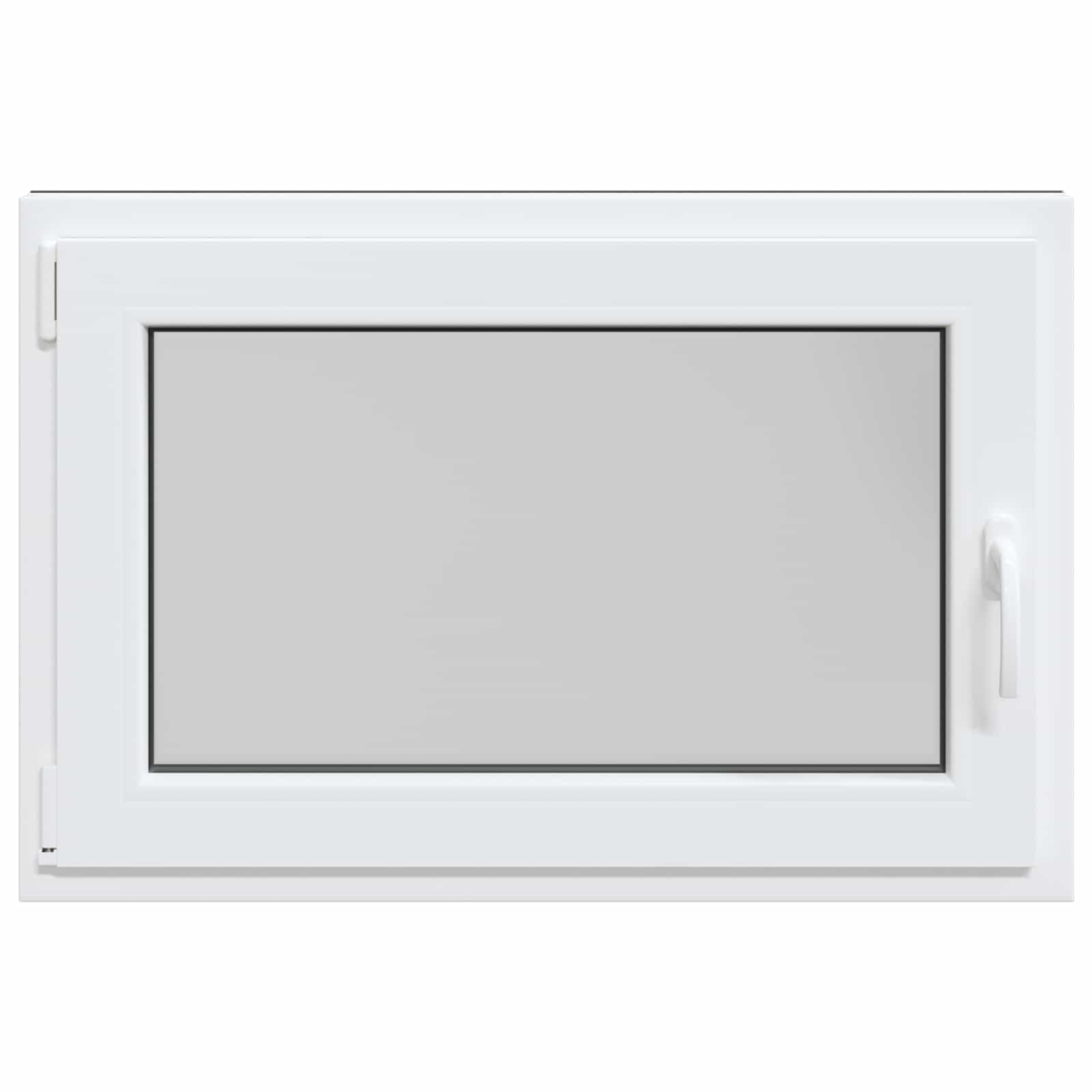 Požeminio lango RISOR Antracitas 90 x 60 cm PVC ir stiklas