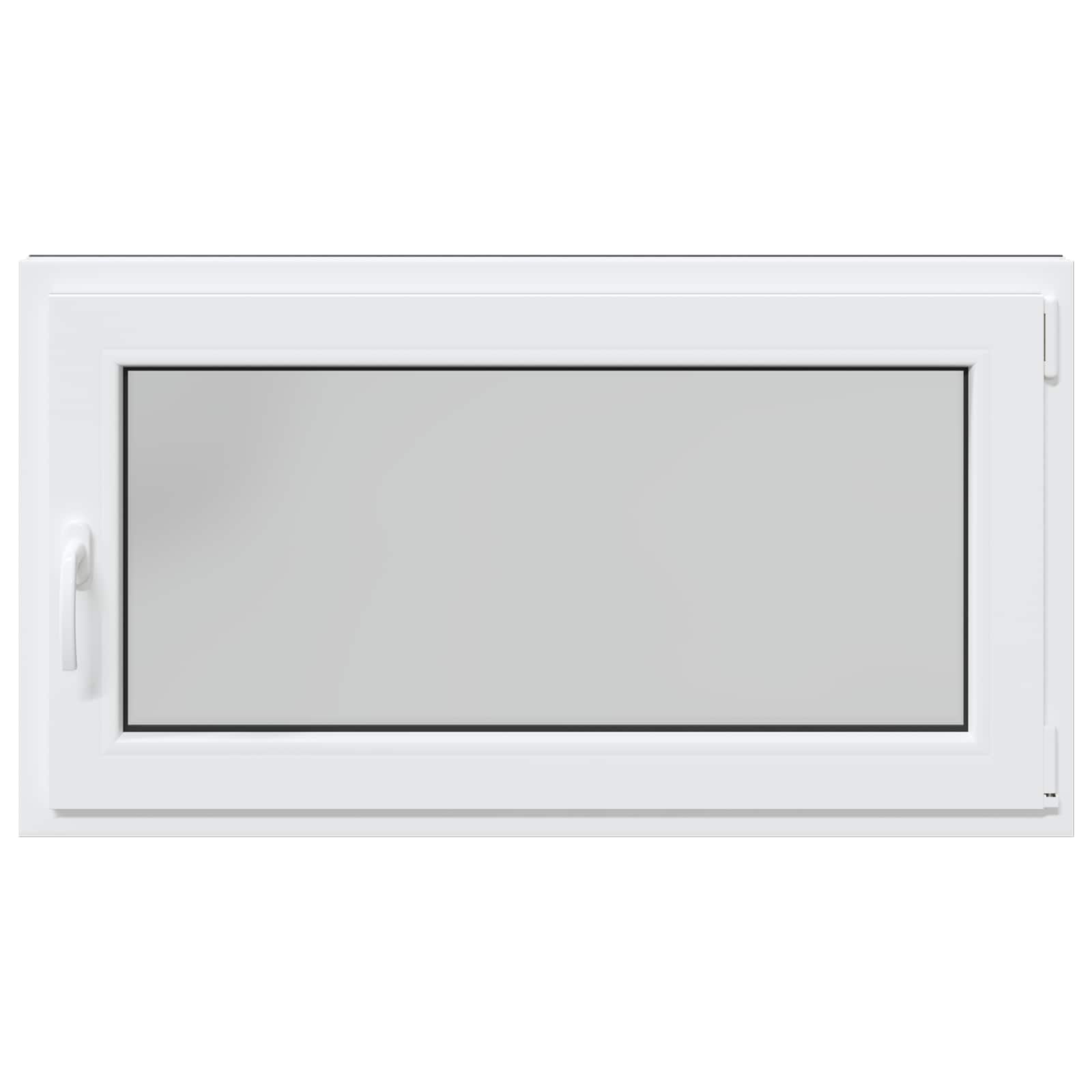 Požeminio lango RISOR Antracitas 110 x 50 cm PVC ir stiklas