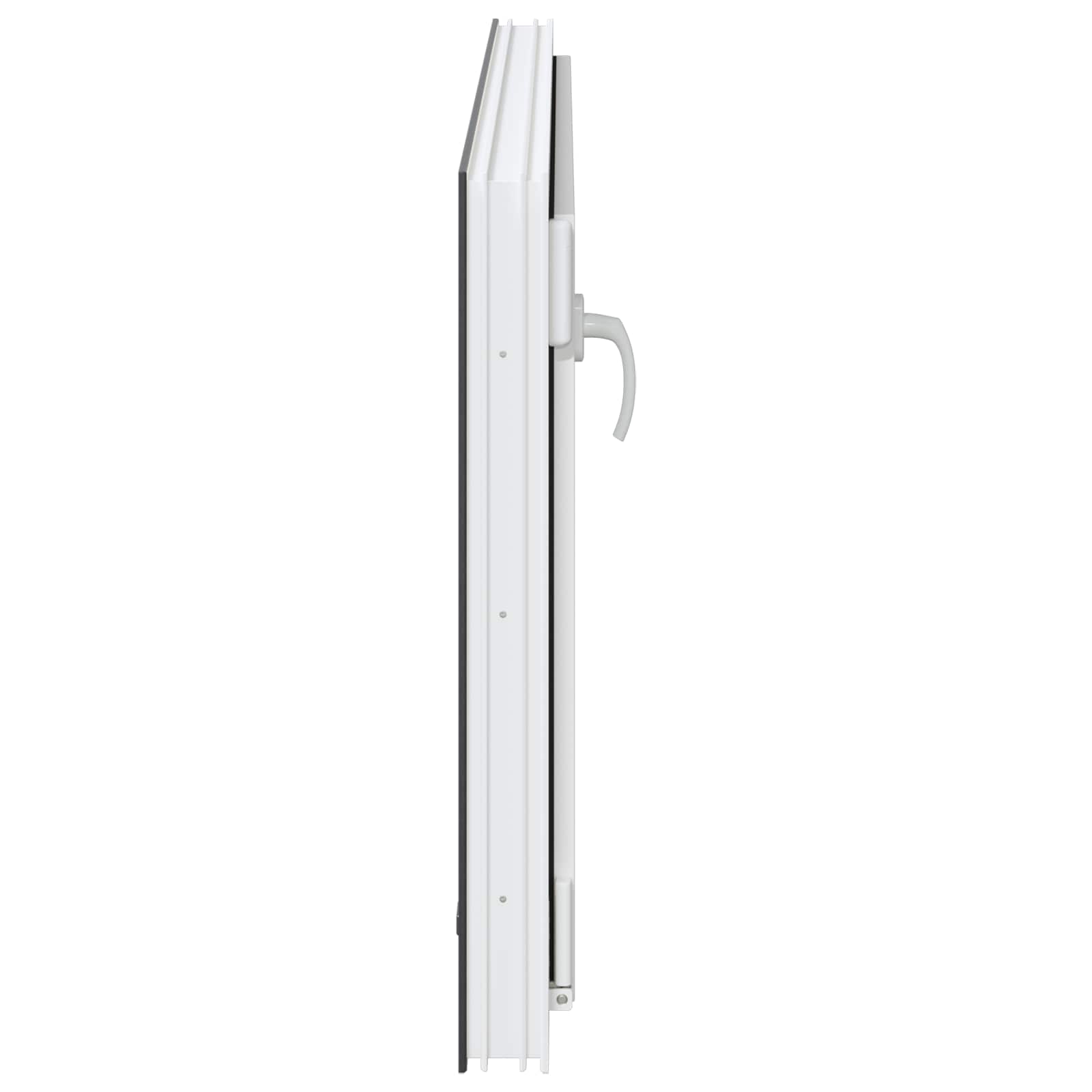 Basement Window RISOR Anthracite 120 x 60 cm PVC and Glass