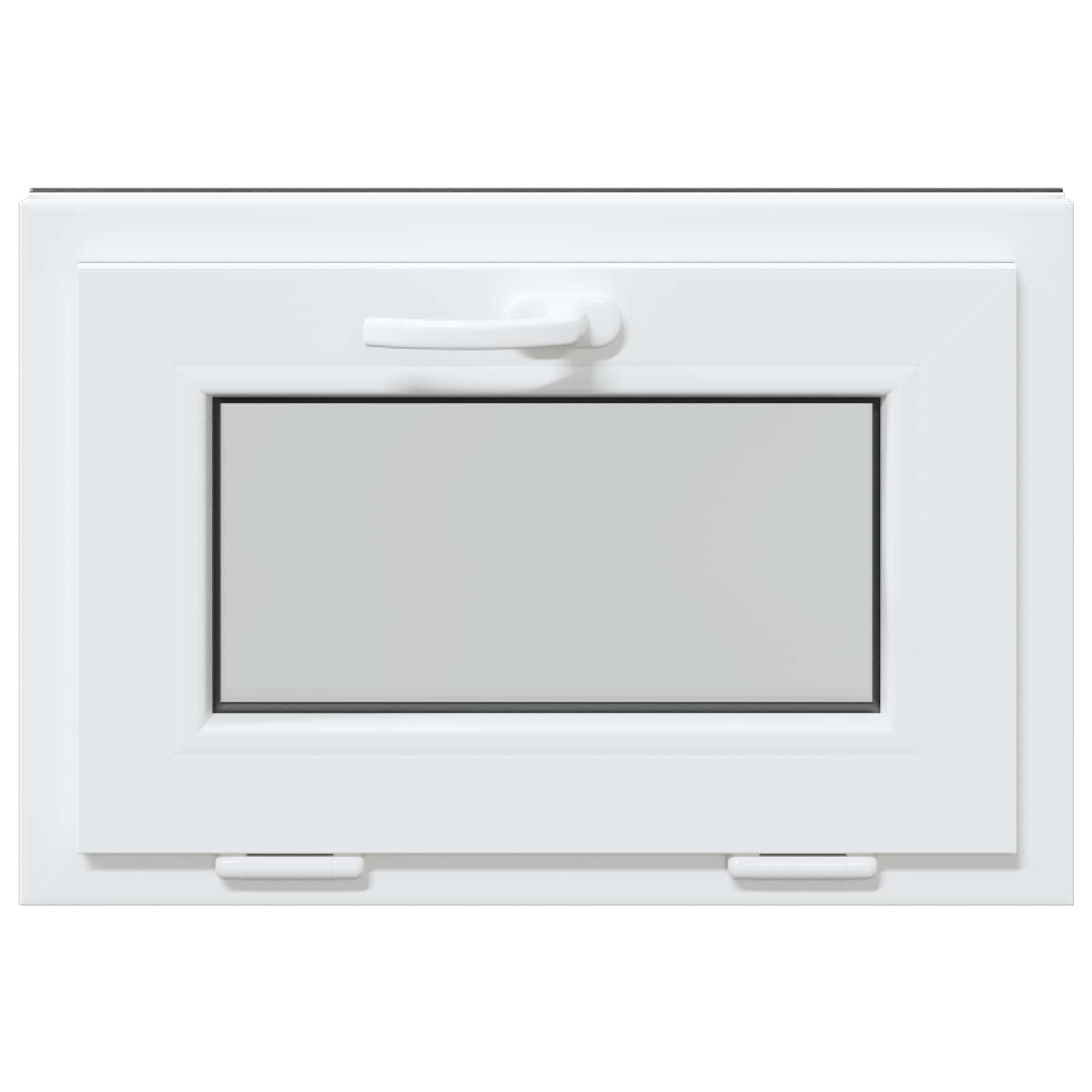 Pagrabslogs RISOR 60 x 40 cm PVC un stikls Antracīts