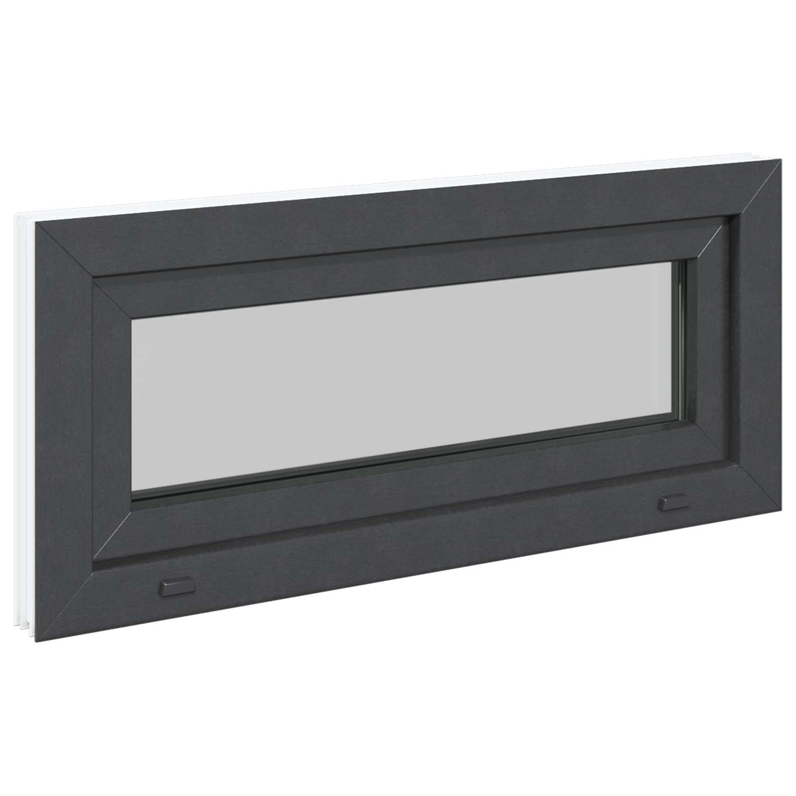Požeminio lango RISOR 90 x 40 cm PVC ir stiklas