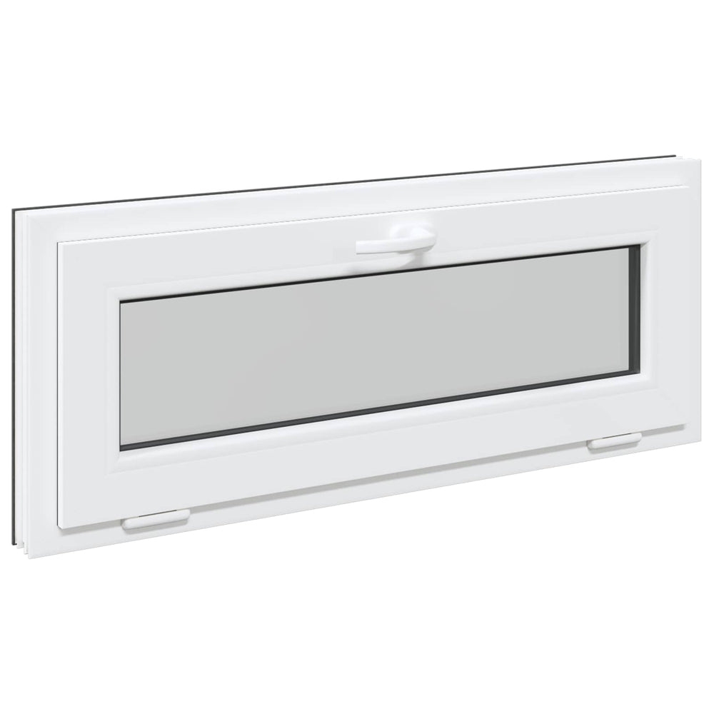 Požeminio lango RISOR 110 x 40 cm PVC ir stiklas Antracito