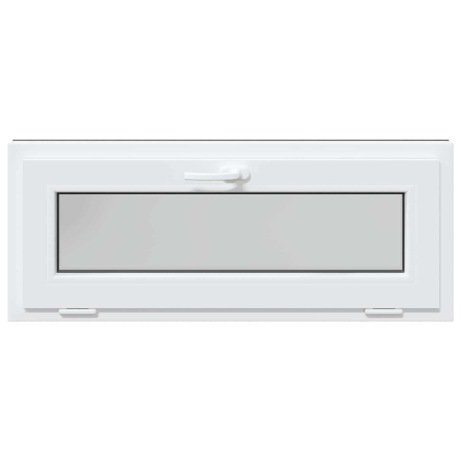 Požeminio lango RISOR 110 x 40 cm PVC ir stiklas Antracito
