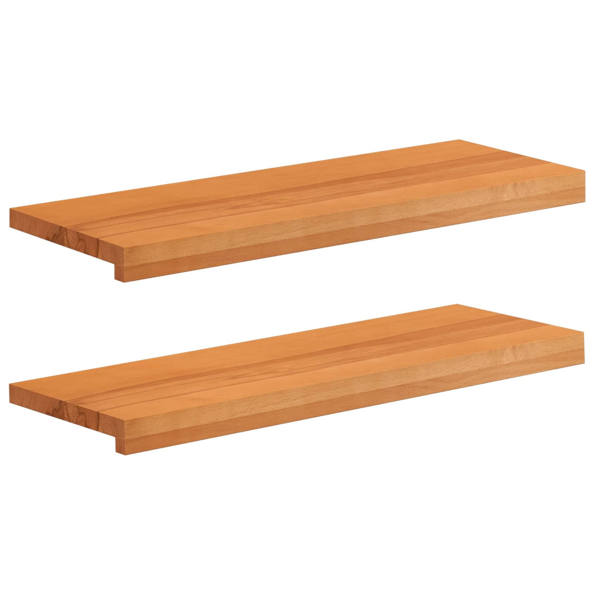 Laiptų pakopos 2 vnt. 70 x 25 x 2 cm Šviesiai rudas