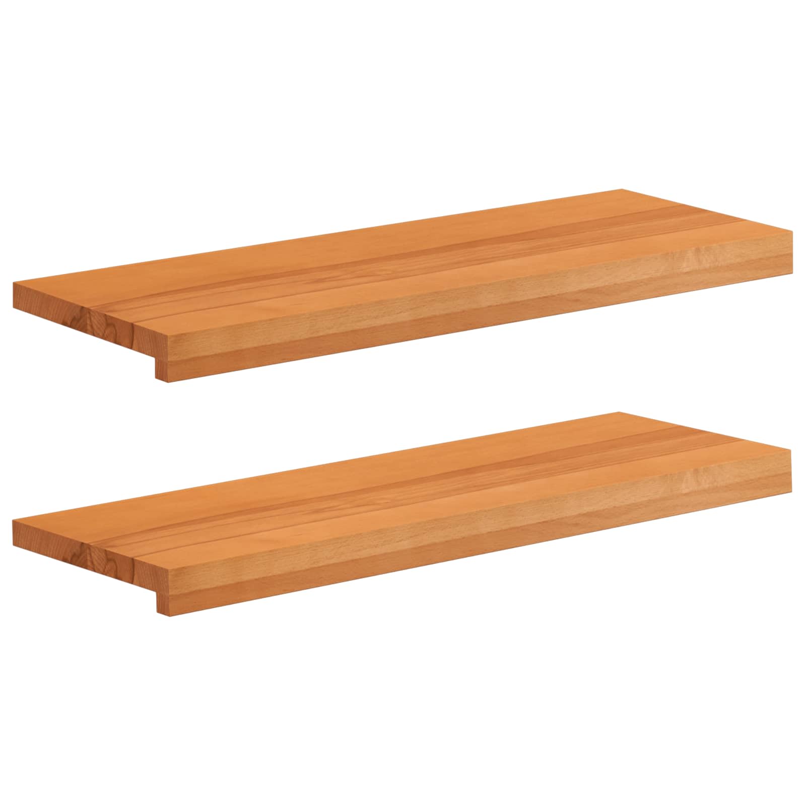 Laiptų pakopos 2 vnt. 70 x 30 x 2 cm Šviesiai rudas