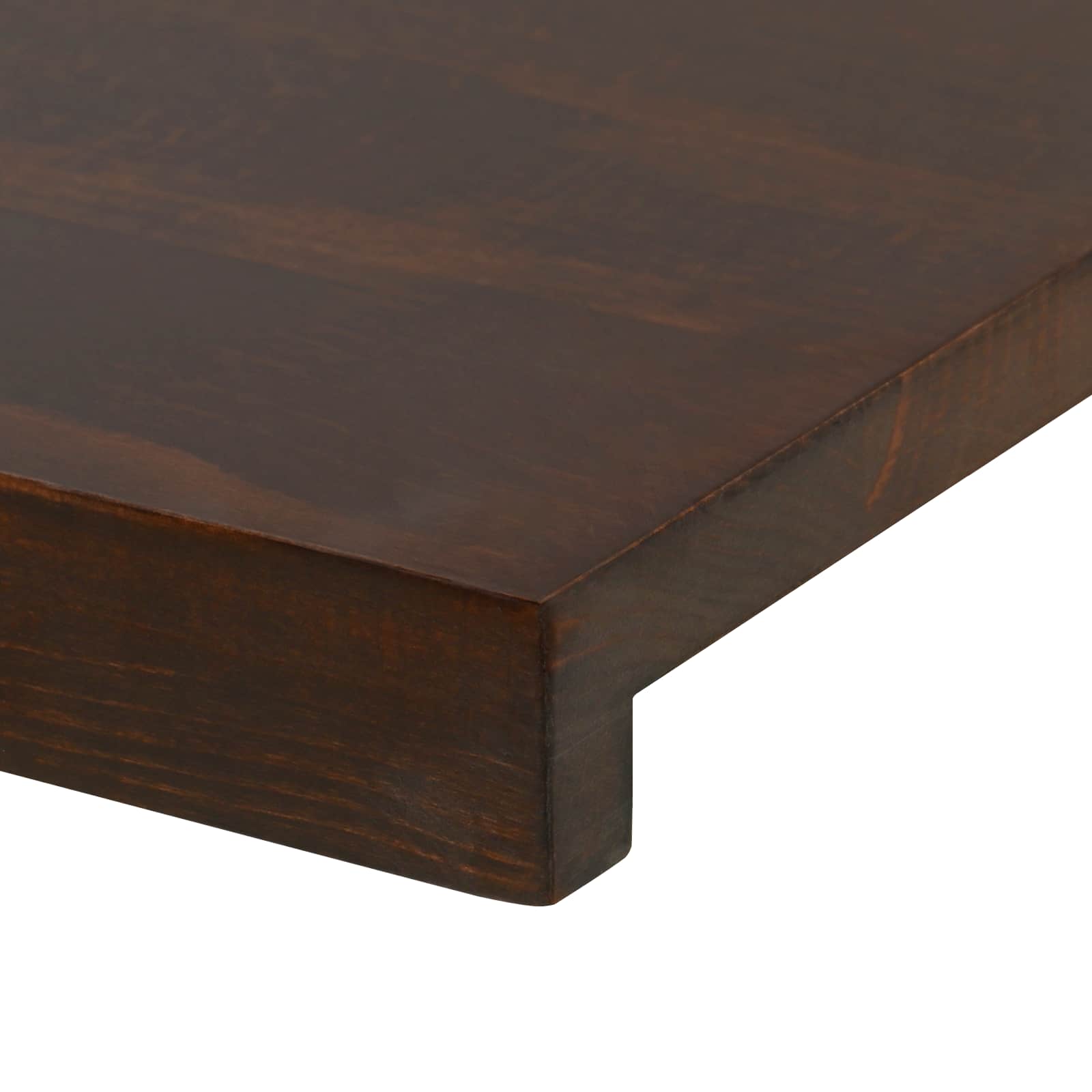 Laiptų pakopos 4 vnt. 80 x 25 x 2 cm Tamsiai rudas