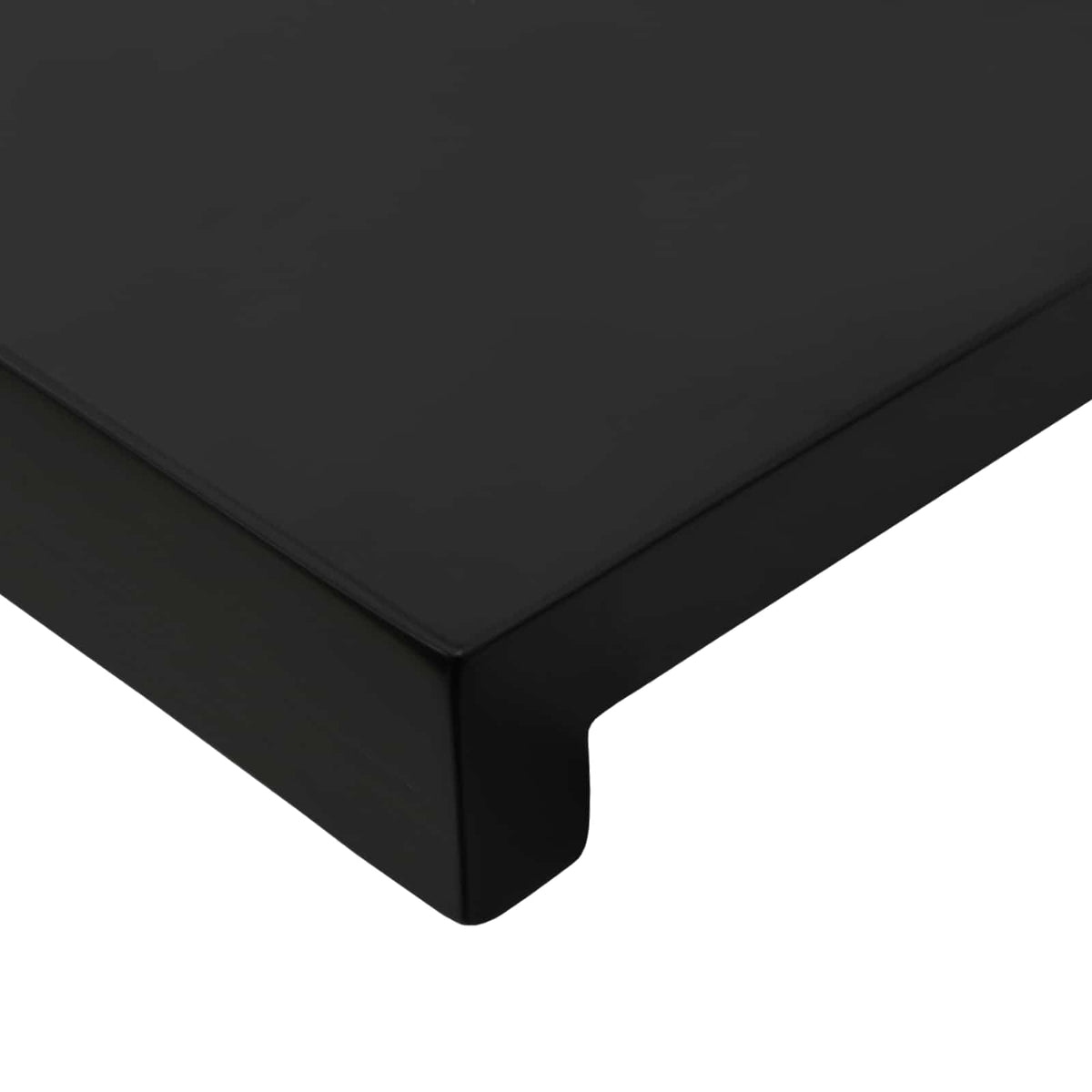 Laiptų pakopos 4 vnt. 110 x 25 x 2 cm Juoda Kietas bukas medis