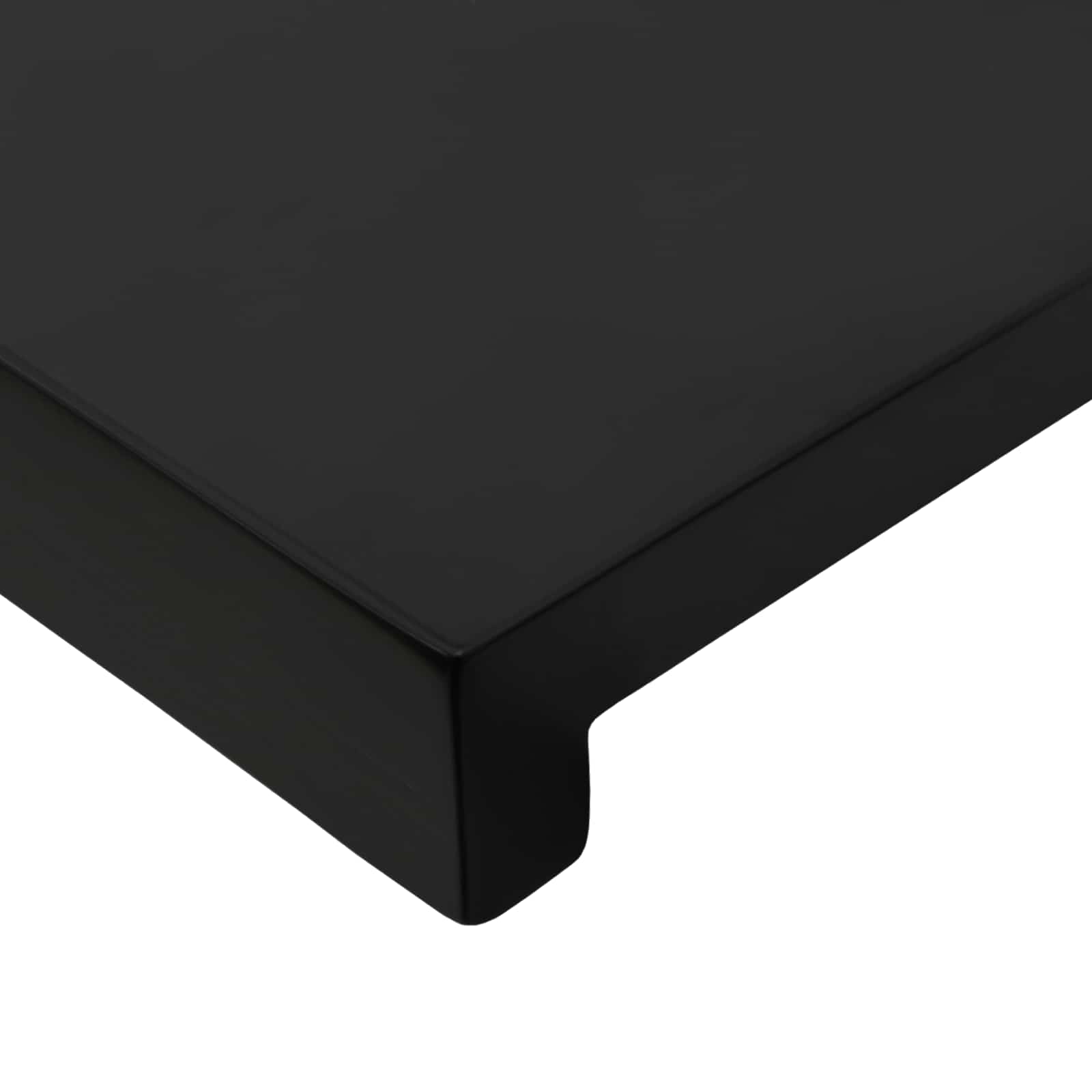 Laiptų pakopos 8 vnt. 120 x 25 x 2 cm Juoda Kietas bukas medis