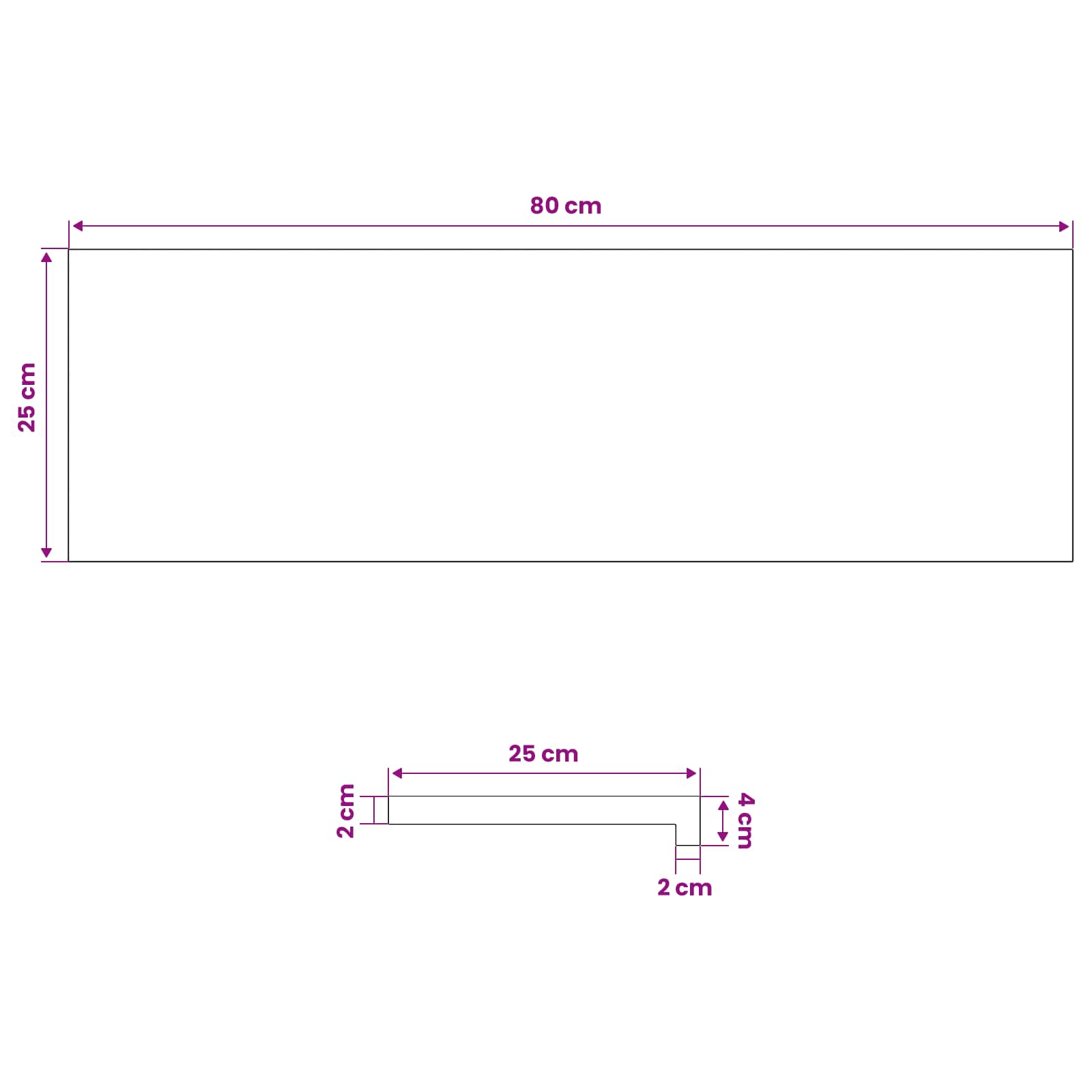 Laiptų pakopos 16 vnt. 80 x 25 x 2 cm Tamsiai rudas